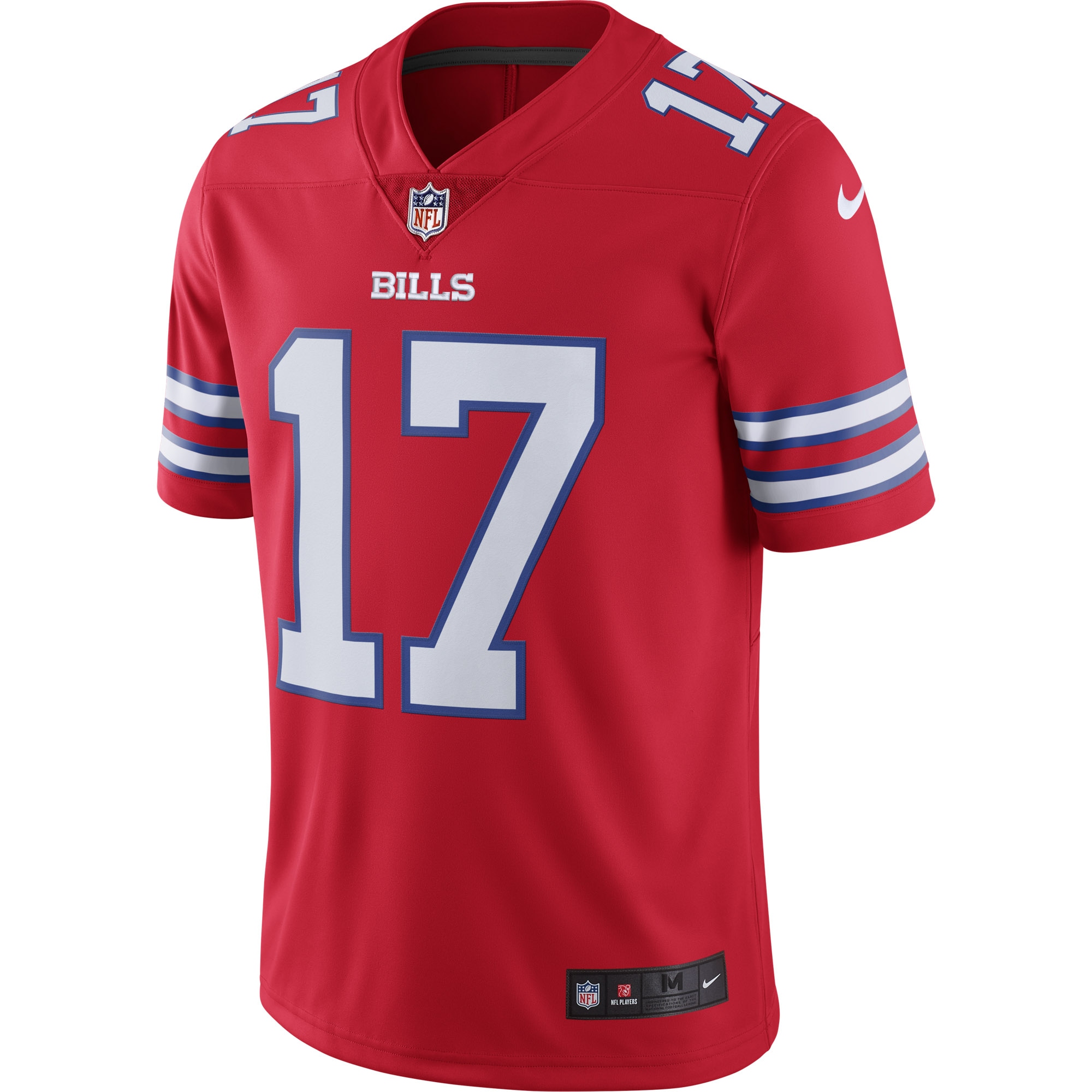 Josh Allen Buffalo BillsColor Rush Vapor Limited Jersey - Red