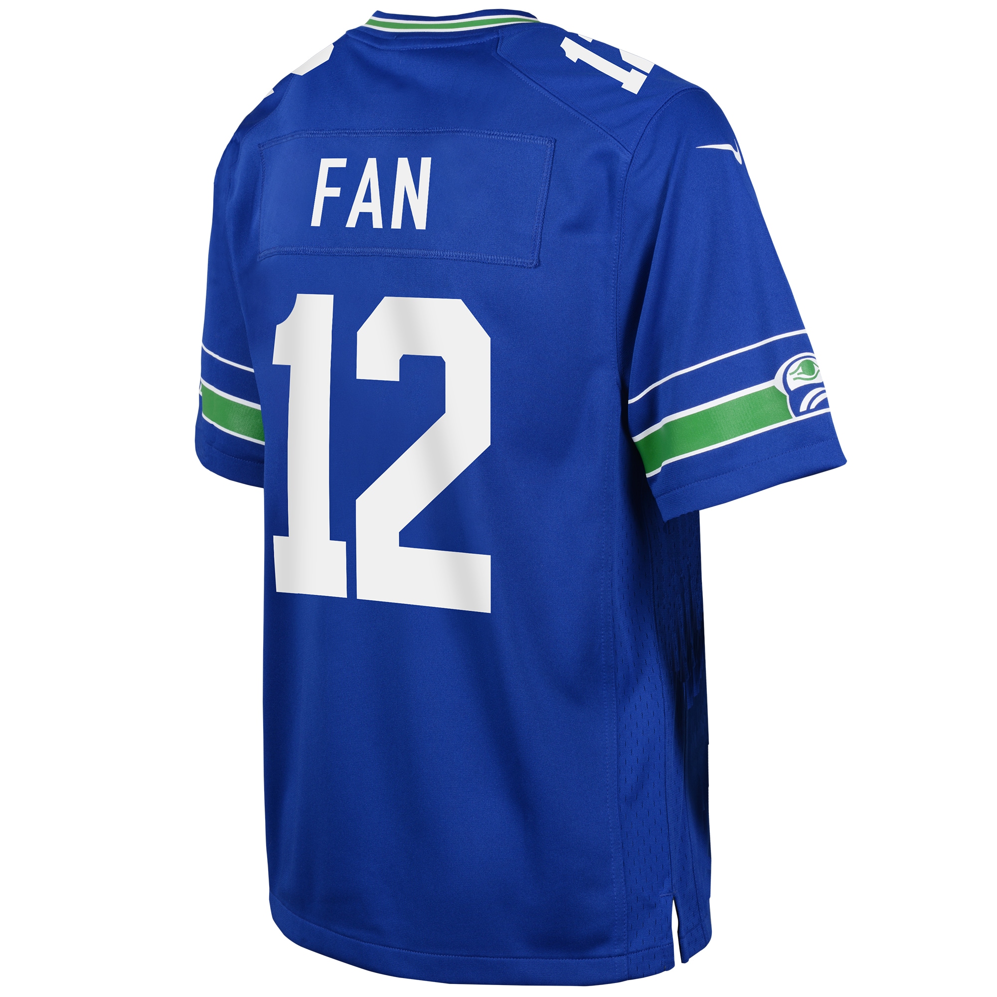 12s Seattle SeahawksYouth Throwback Player Game Jersey - Royal