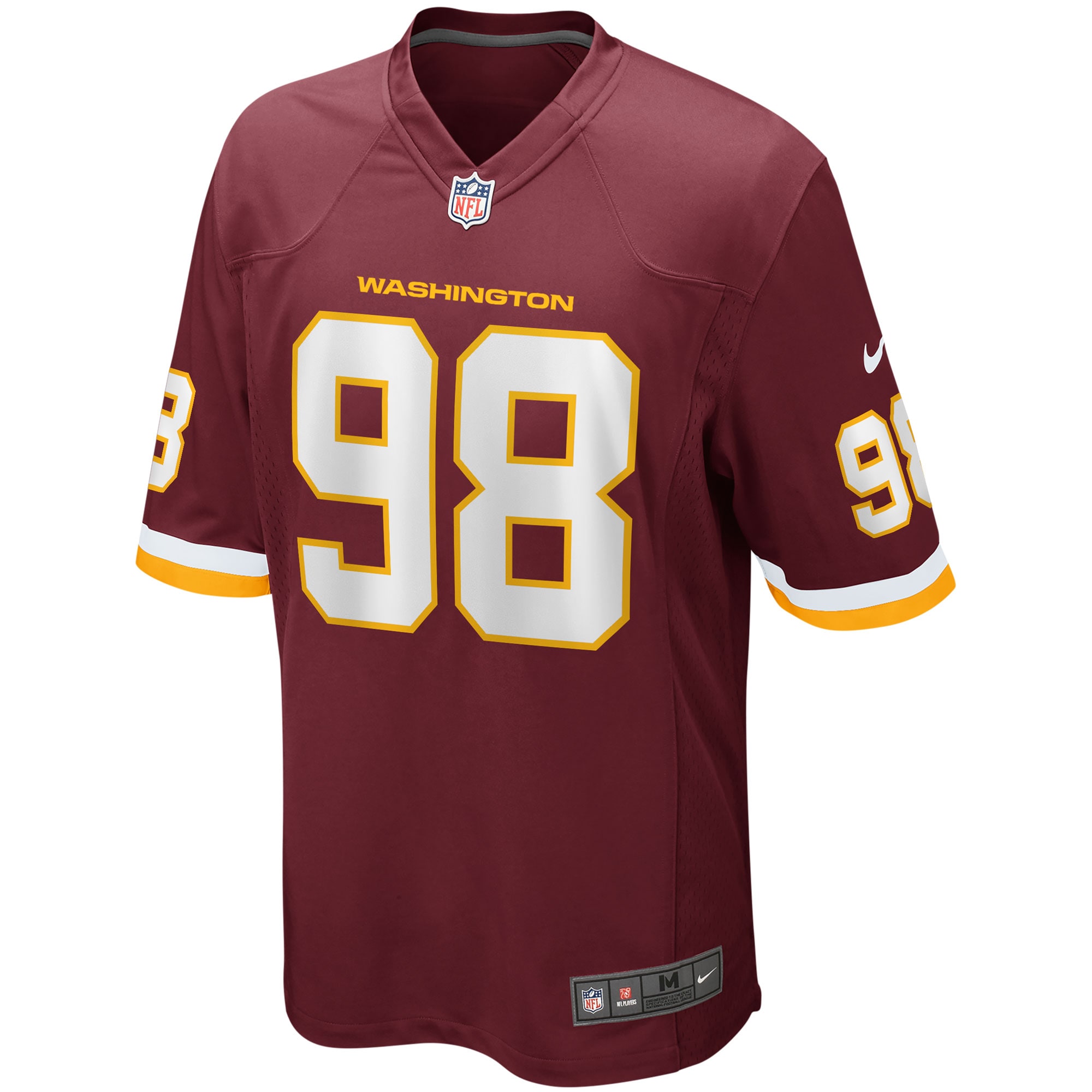 Matt Ioannidis Washington Football TeamPlayer Game Jersey - Burgundy