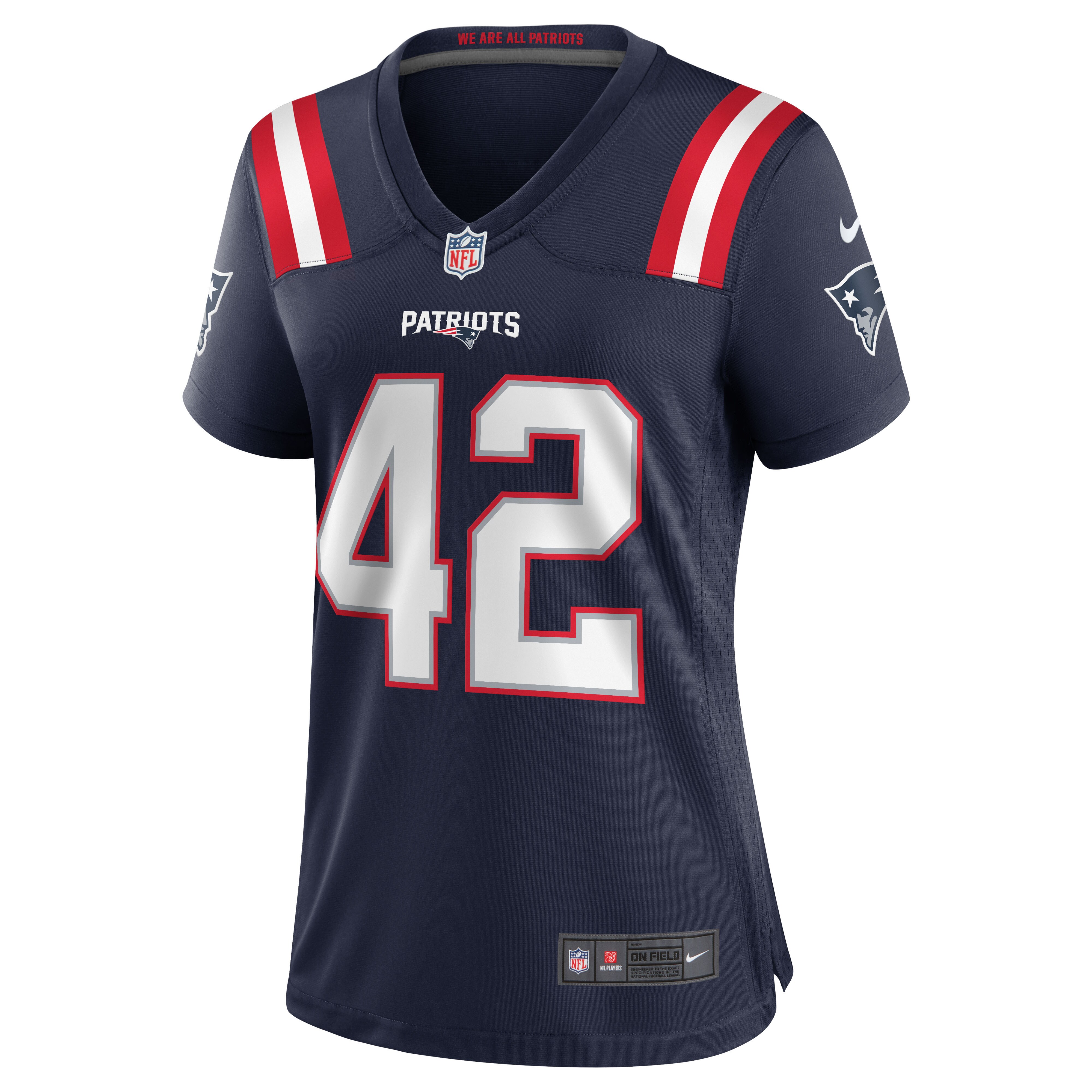 J.J. Taylor New England Patriots Women's Team Game Jersey - Navy