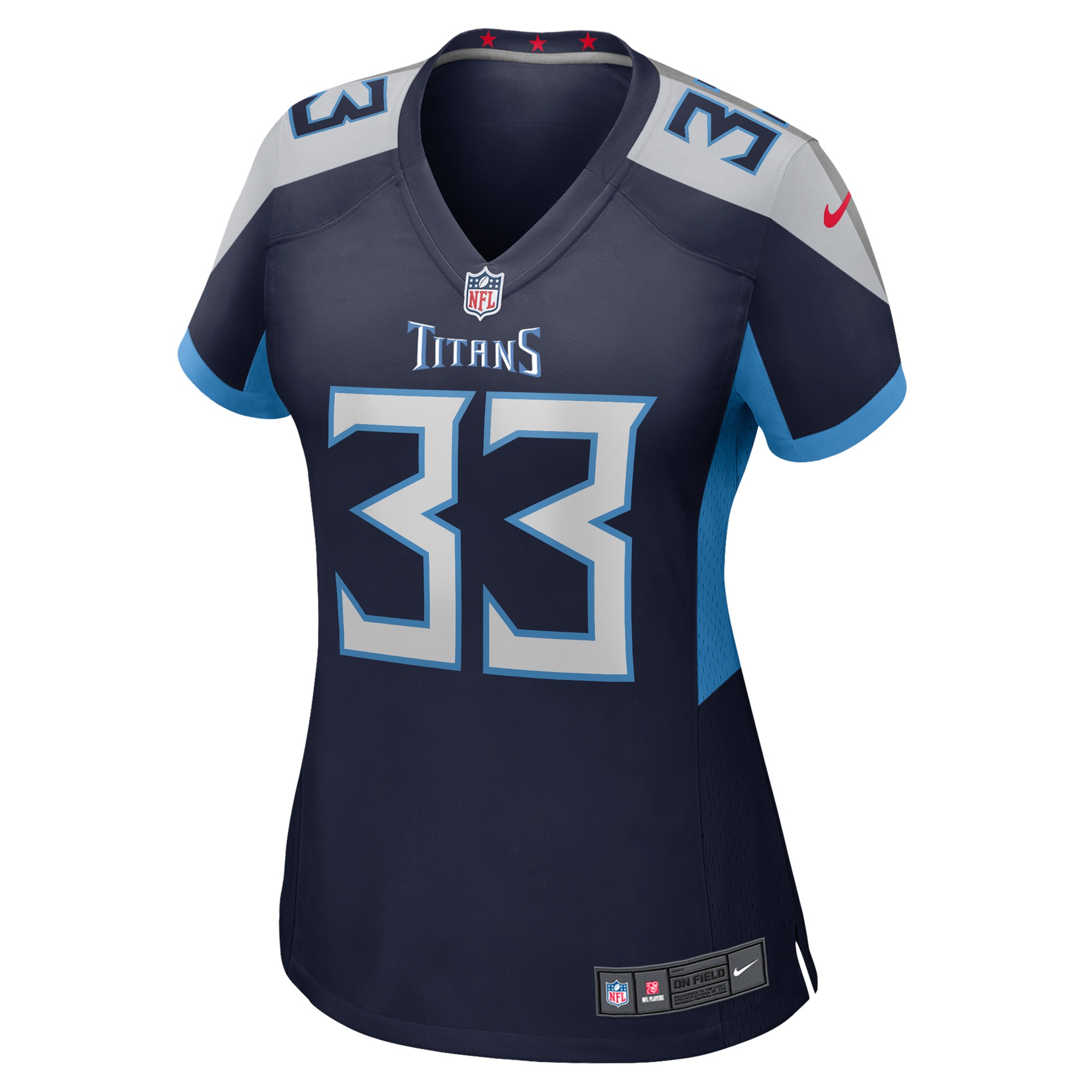 A.J. Moore Jr. Tennessee Titans Women's Player Game Jersey - Navy