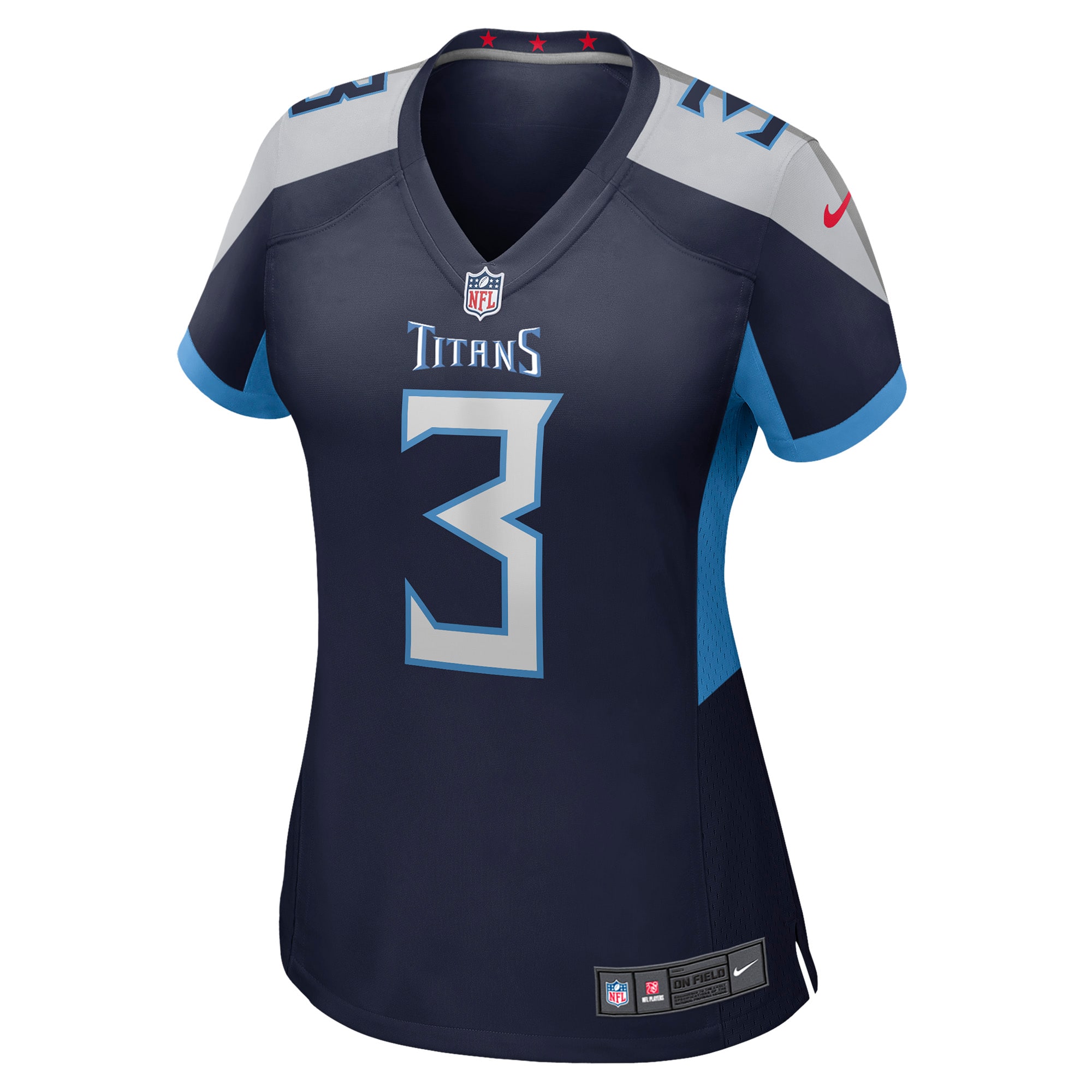 Caleb Farley Tennessee Titans Women's Game Jersey - Navy