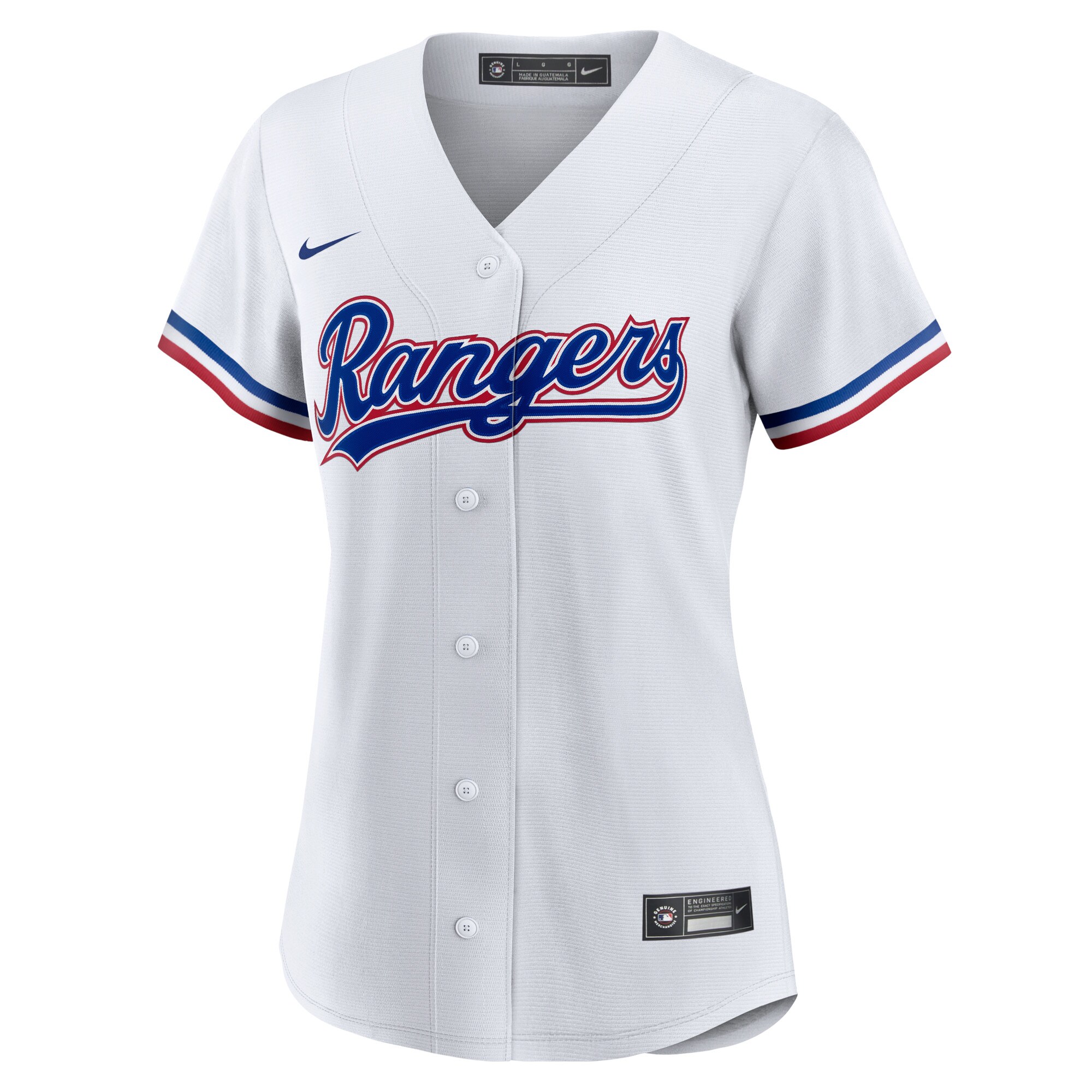 Texas Rangers Women's Home Replica Team Jersey - White
