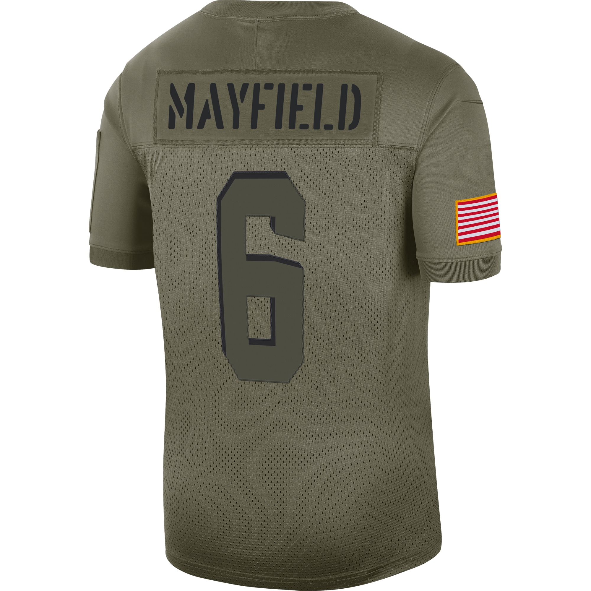 Baker Mayfield Cleveland Browns2019 Salute to Service Limited Jersey - Olive