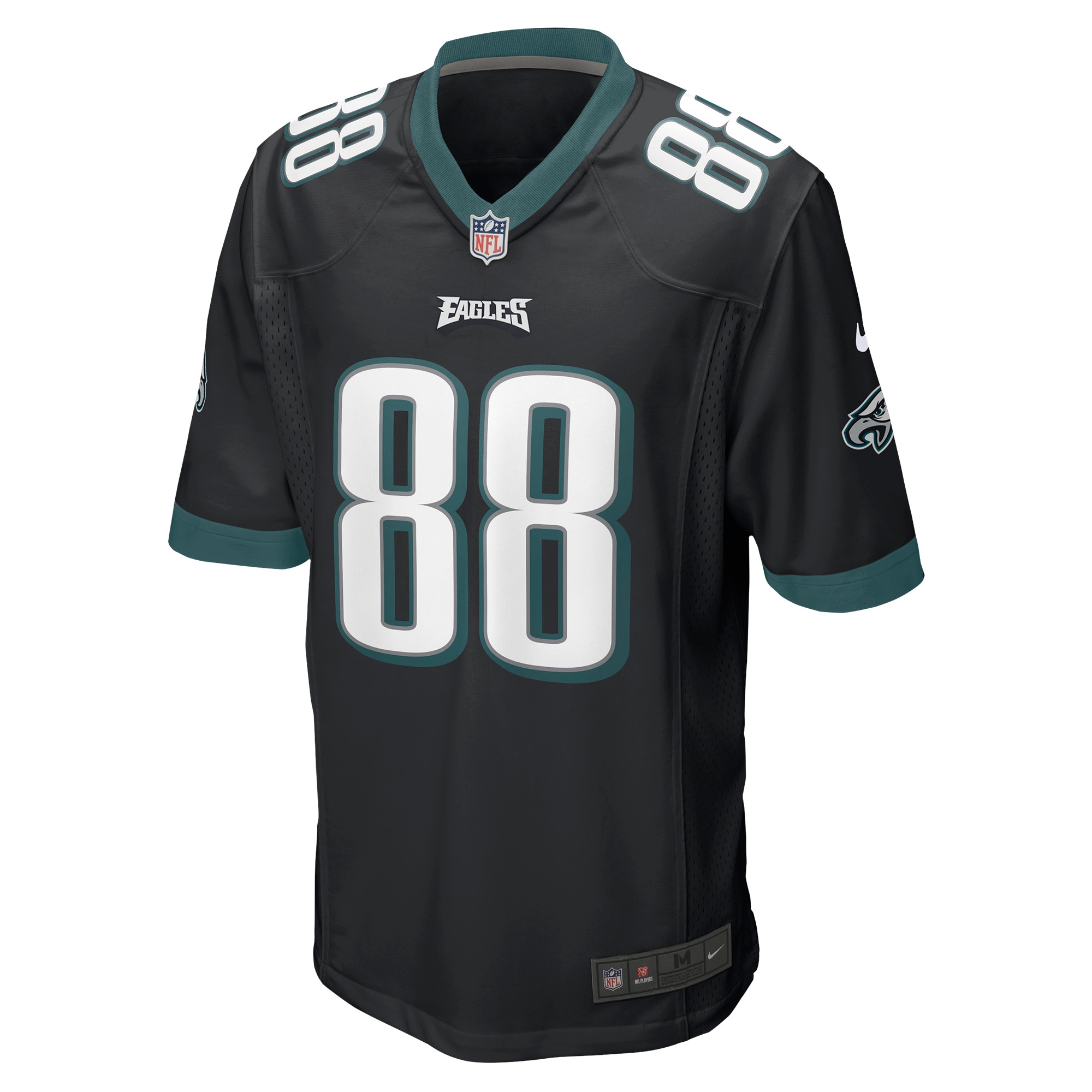 Dallas Goedert Philadelphia EaglesGame Jersey - Black