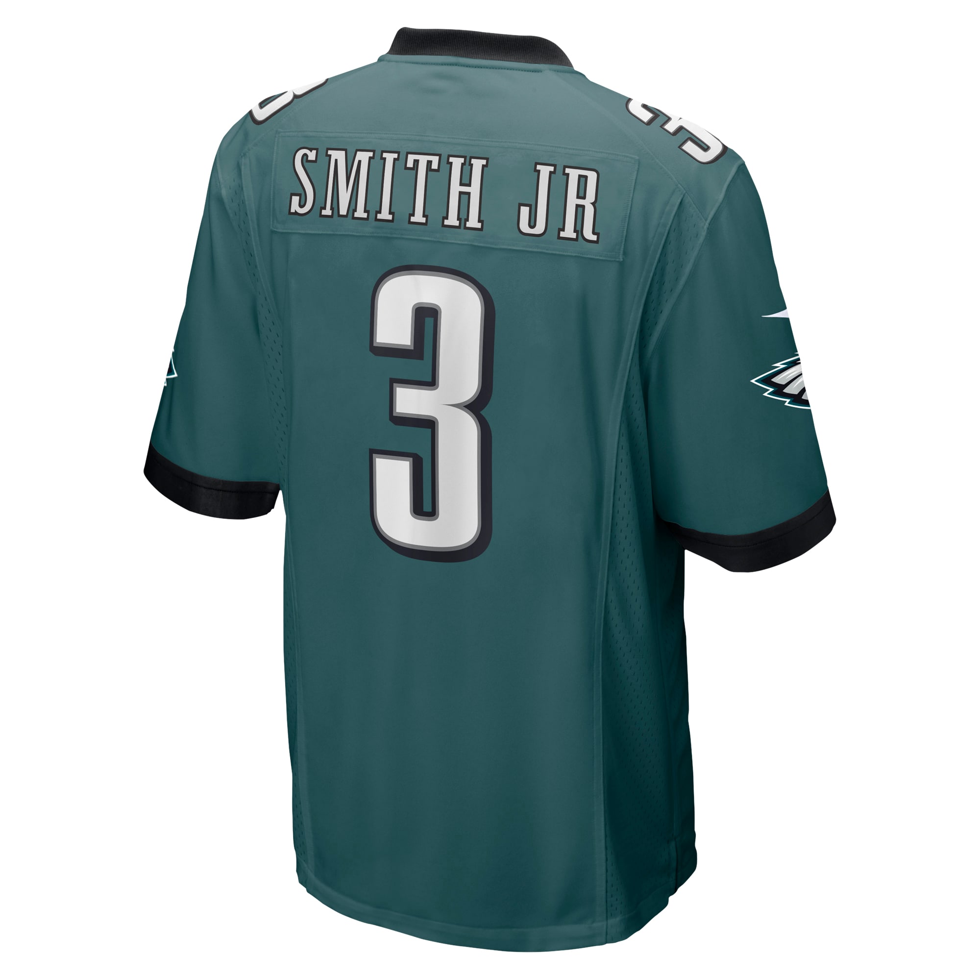 Nolan Smith Philadelphia Eagles2023 NFL Draft First Round Pick Game Jersey - Midnight Green