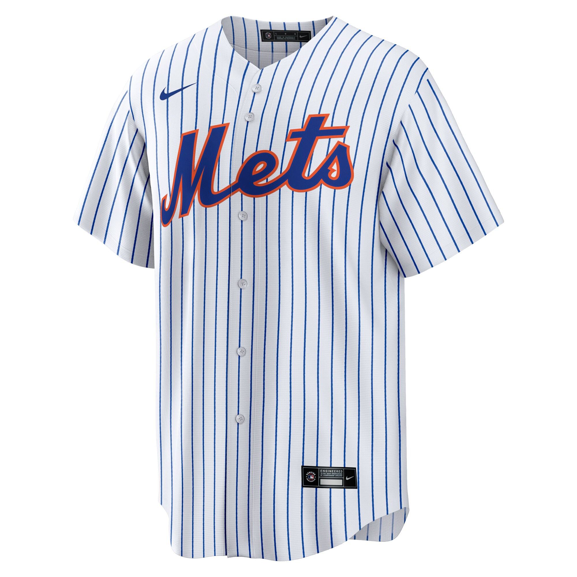 Justin Verlander New York MetsHome Replica Player Jersey - White/Royal