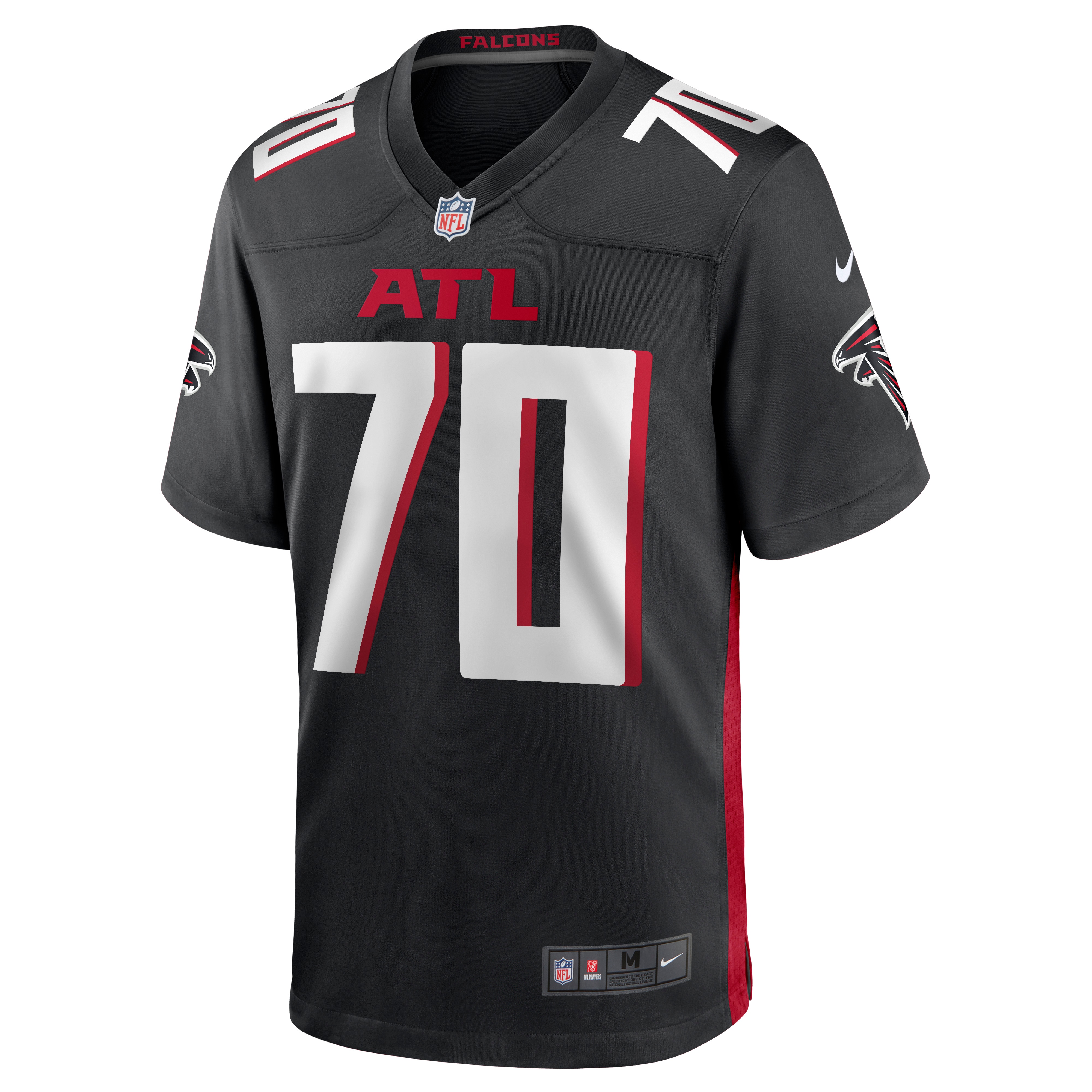 Jake Matthews Atlanta FalconsGame Jersey - Black
