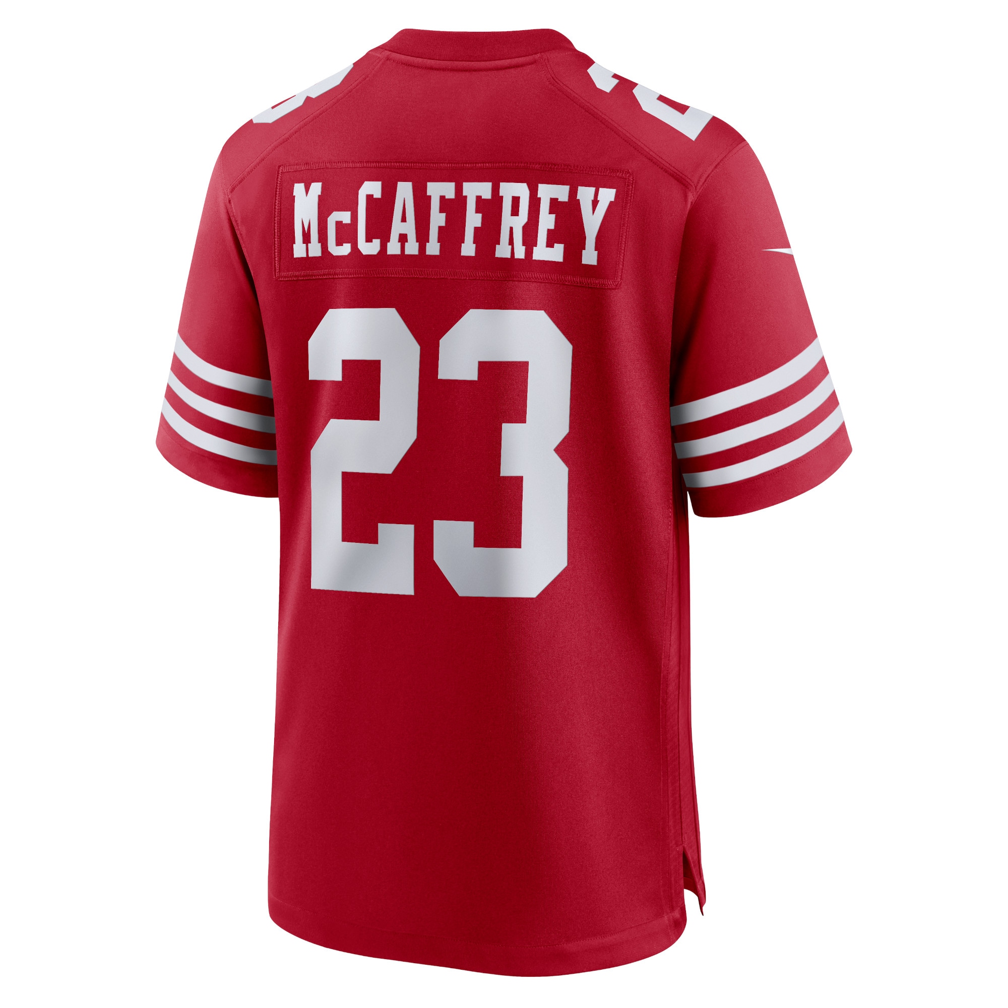 Christian McCaffrey San Francisco 49ersGame Player Jersey - Scarlet