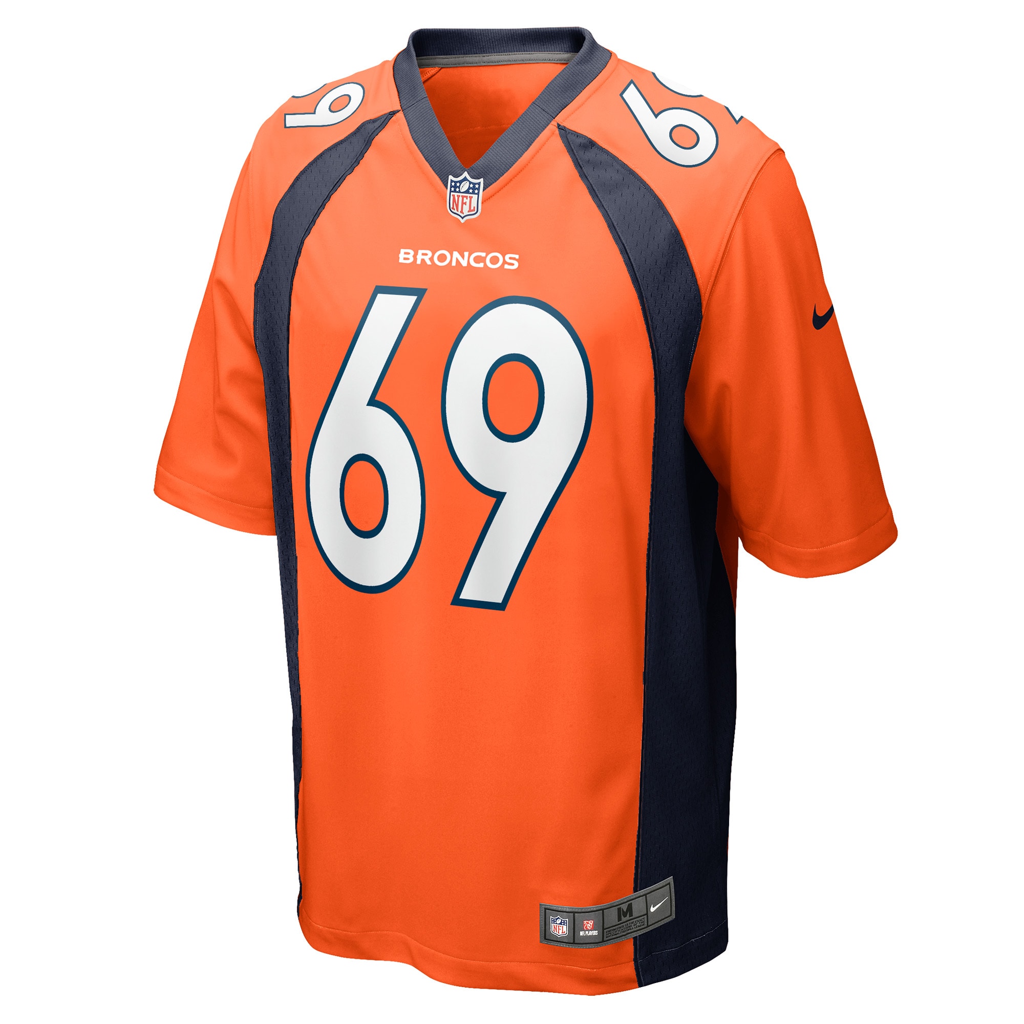 Tom Compton Denver BroncosGame Player Jersey - Orange