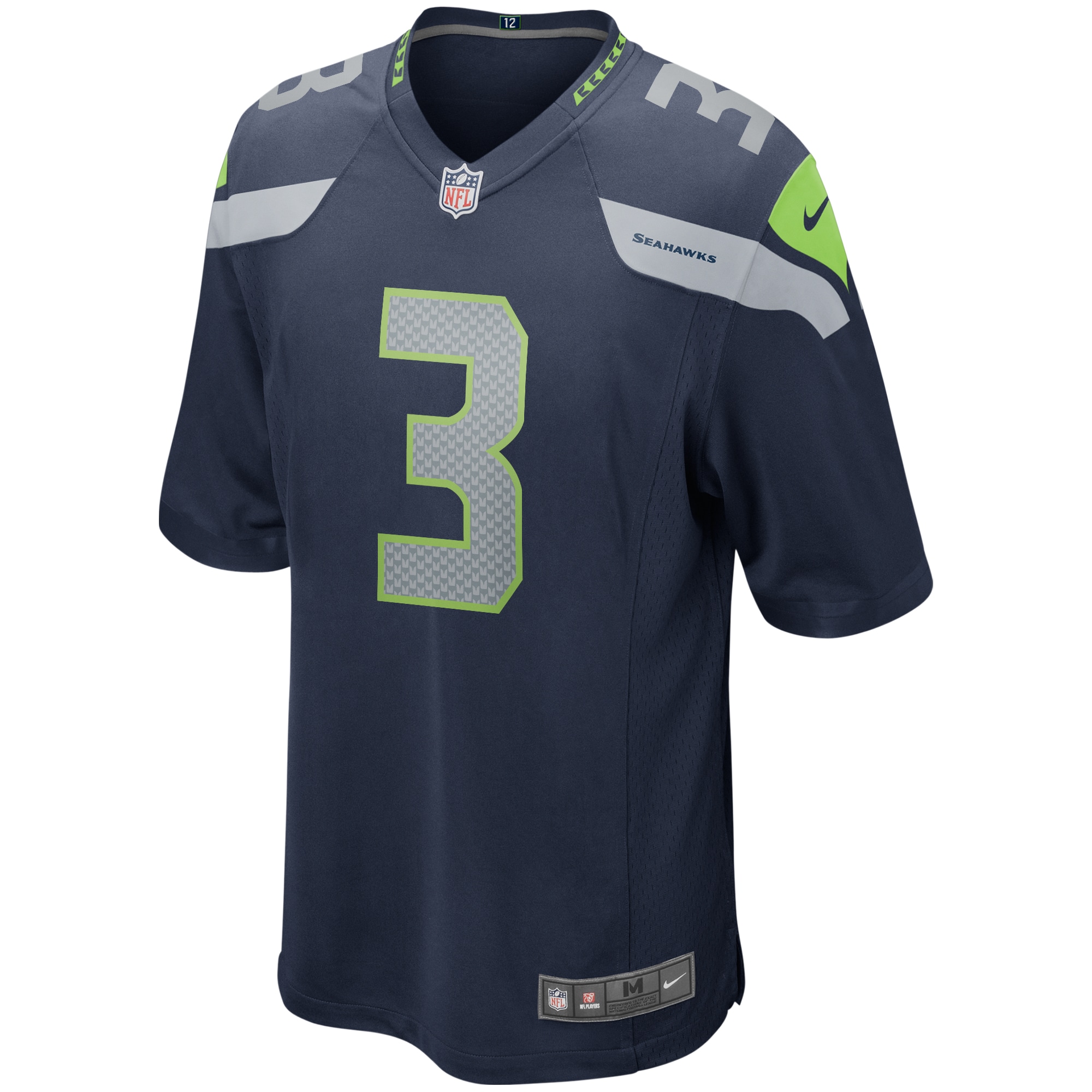 Russell Wilson Seattle SeahawksGame Player Jersey - College Navy