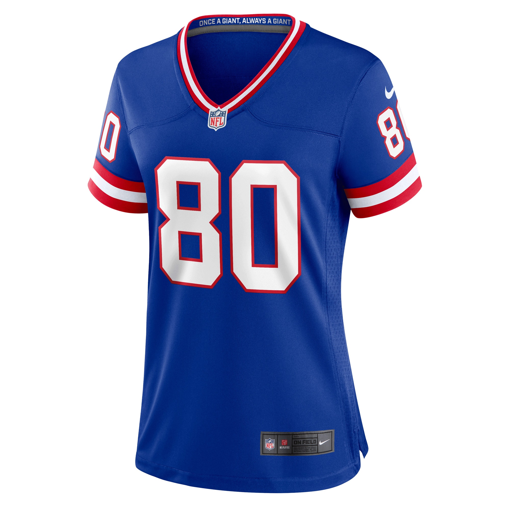 Jeremy Shockey New York Giants Women's Classic Retired Player Game Jersey - Royal