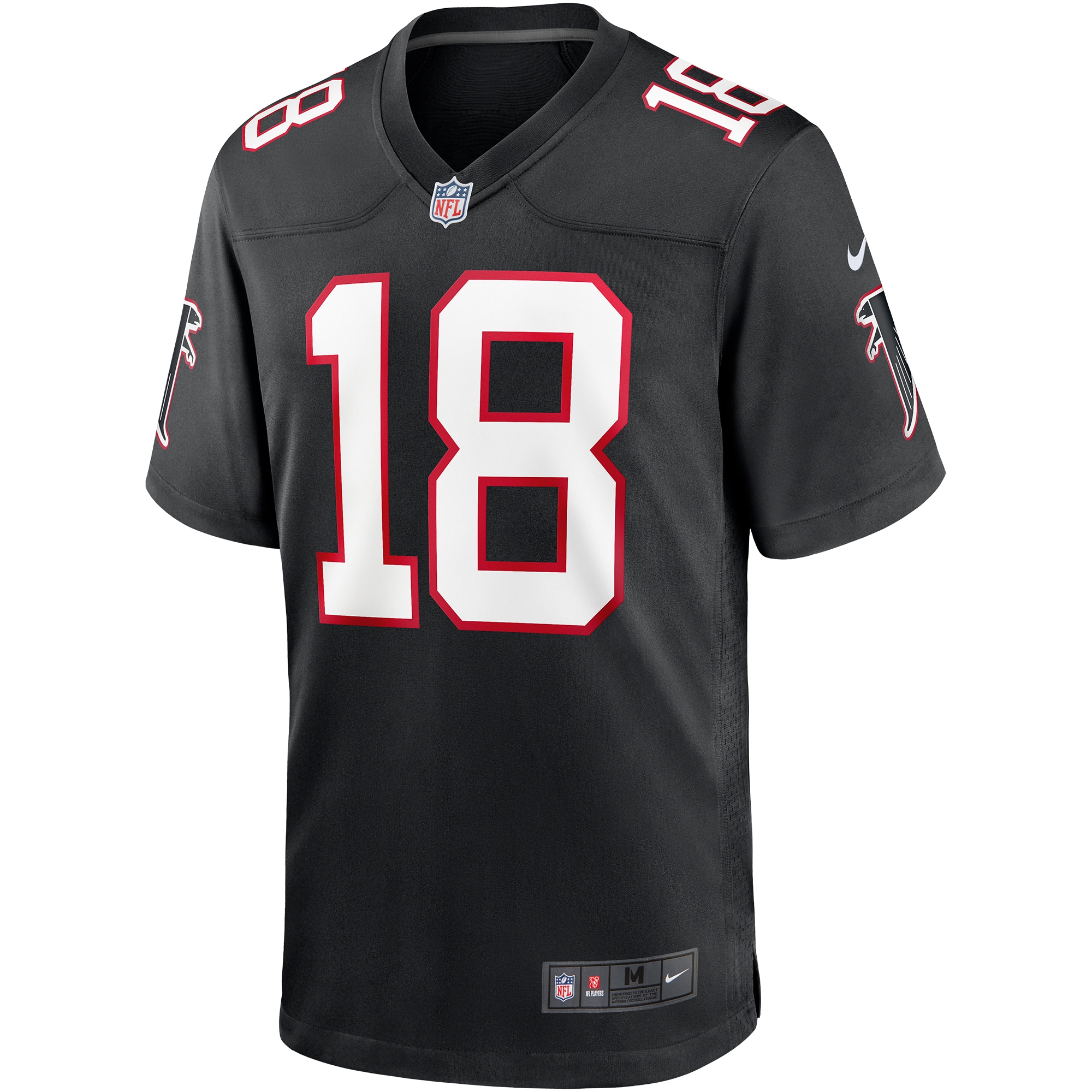 Calvin Ridley Atlanta FalconsThrowback Game Jersey - Black
