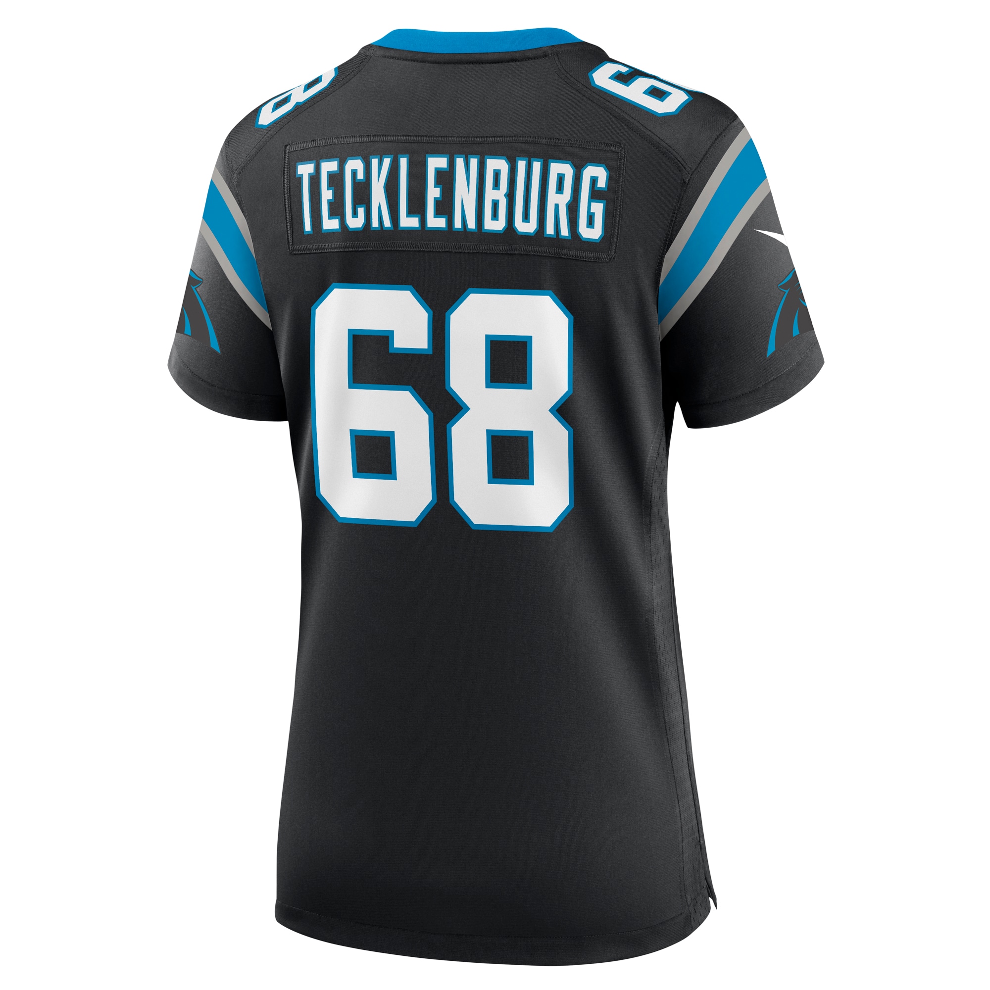 Sam Tecklenburg Carolina Panthers Women's Team Game Jersey - Black