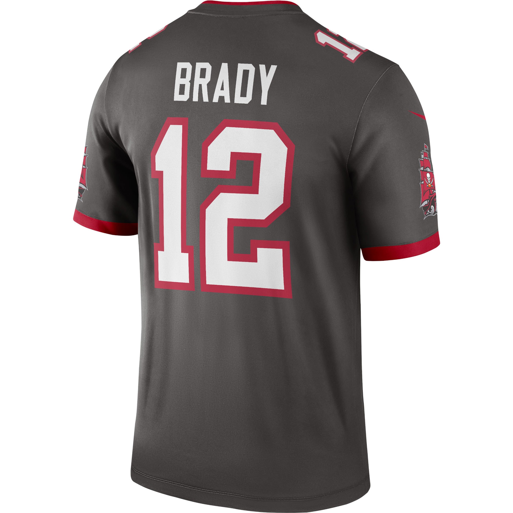 Tom Brady Tampa Bay BuccaneersAlternate Legend Jersey - Pewter