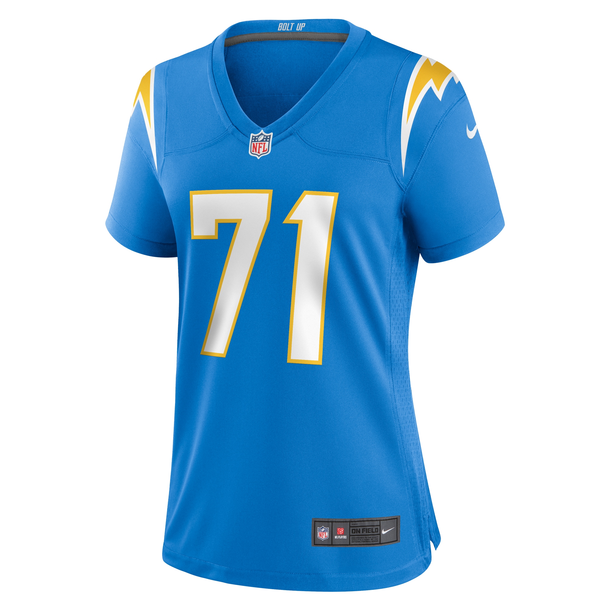 Jordan McFadden Los Angeles Chargers Women's Team Game Jersey - Powder Blue
