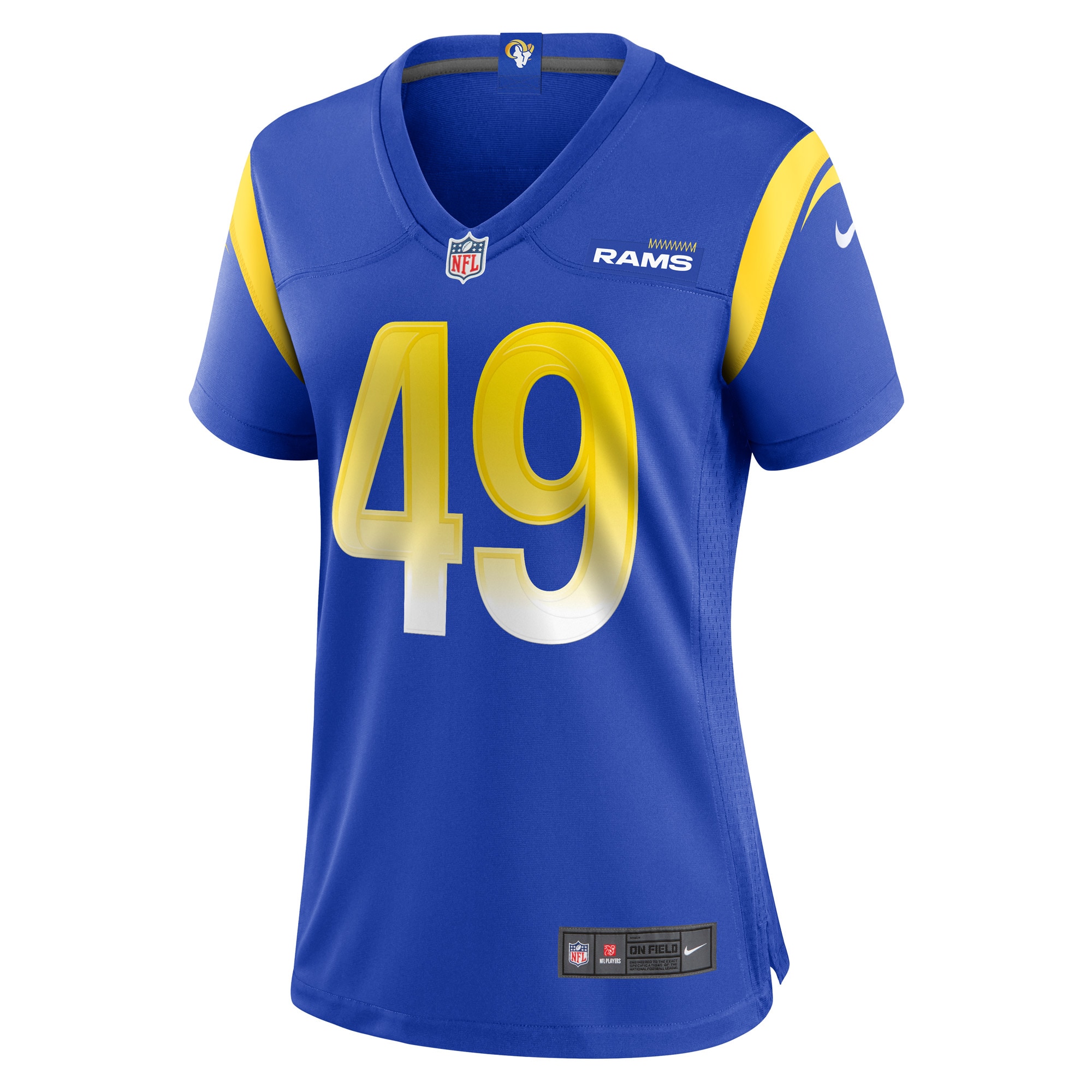 Roger Carter Jr. Los Angeles Rams Women's Game Player Jersey - Royal
