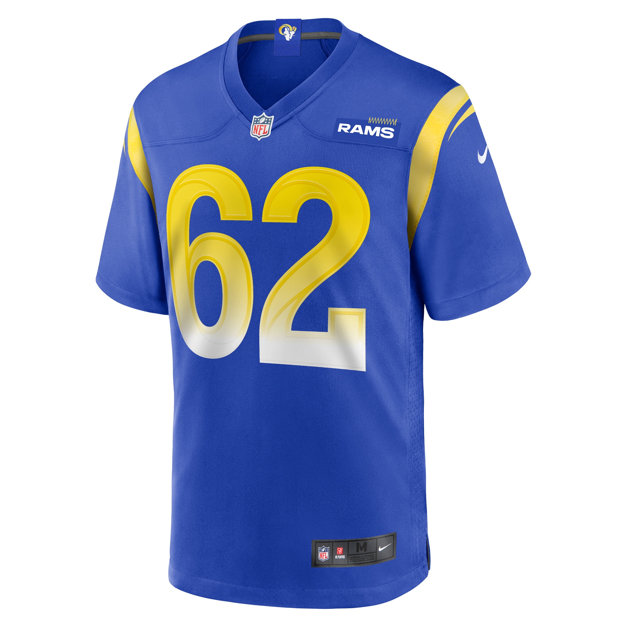 Jeremiah Kolone Los Angeles RamsGame Player Jersey - Royal