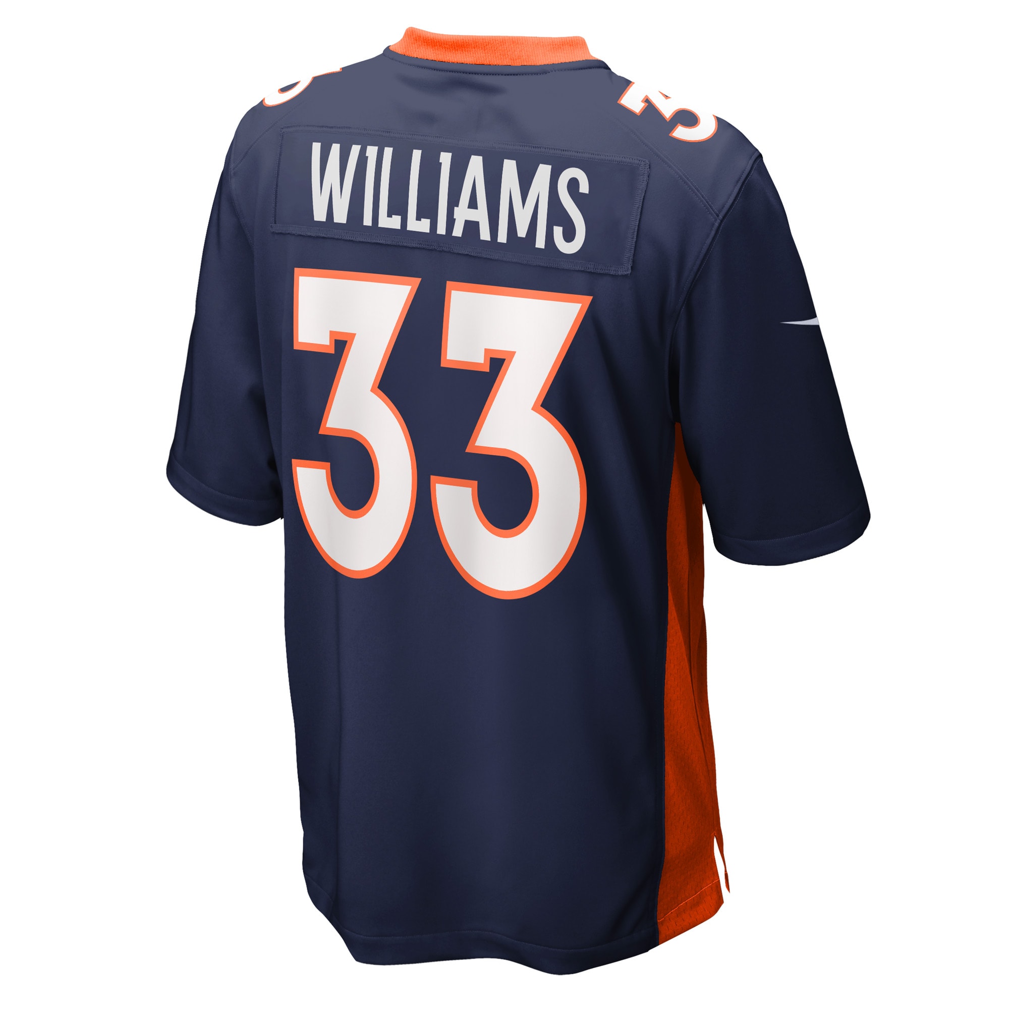 Javonte Williams Denver BroncosHome Game Player Jersey - Navy