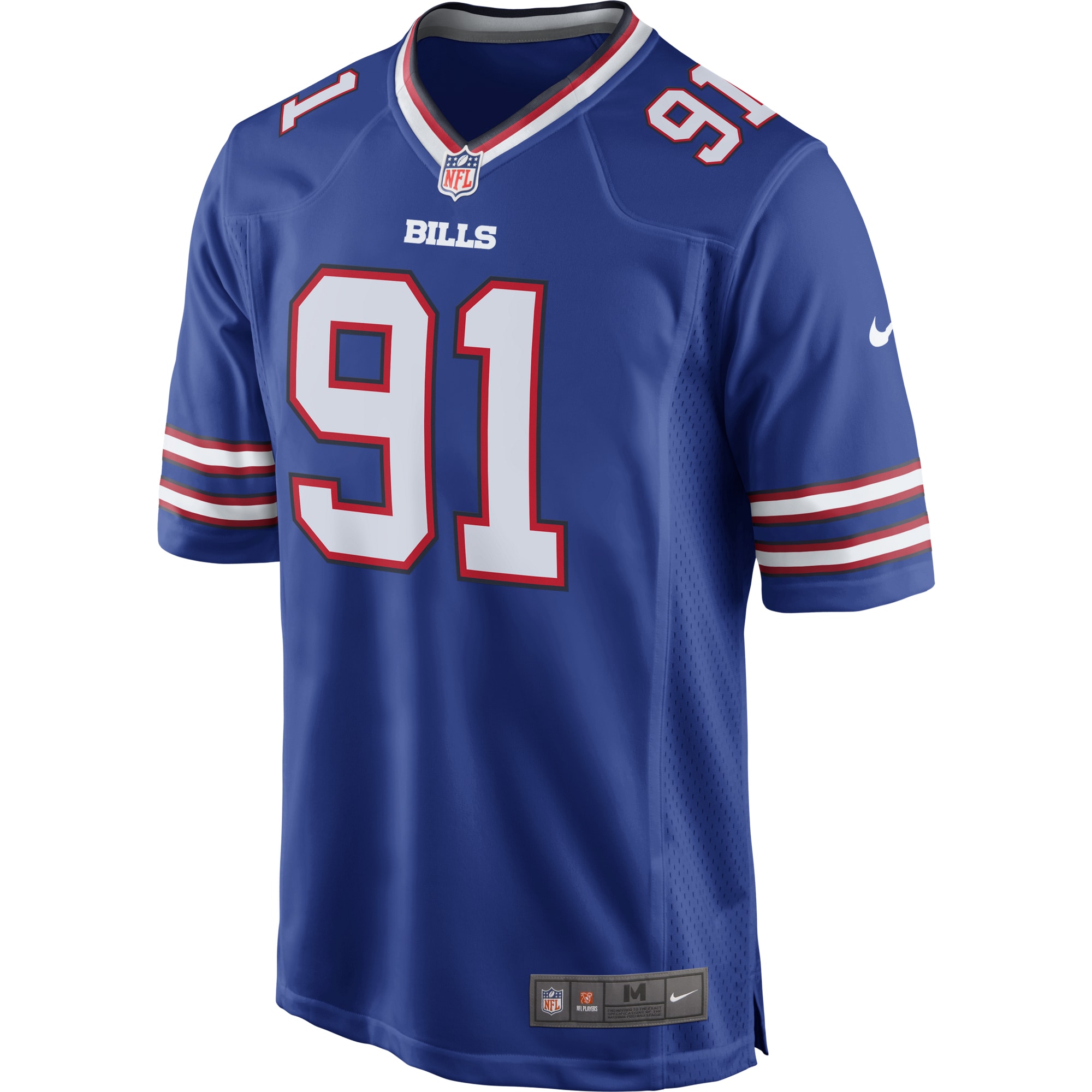 Ed Oliver Buffalo BillsTeam Game Player Jersey - Royal