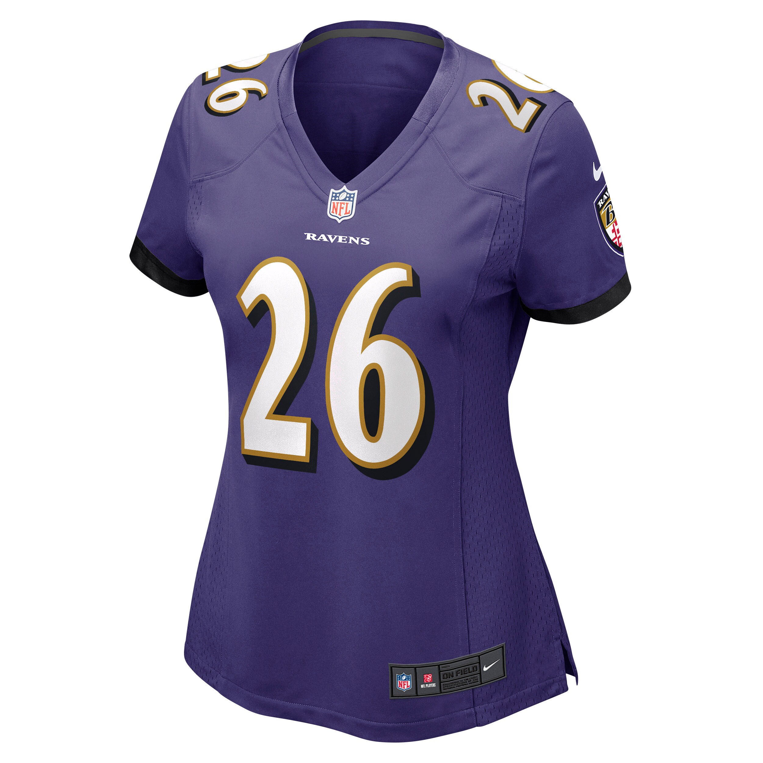Geno Stone Baltimore Ravens Women's Game Jersey - Purple