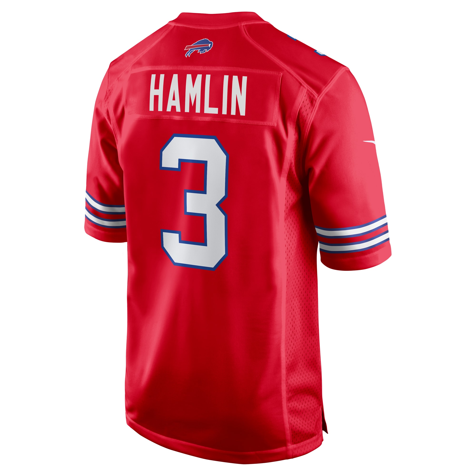 Damar Hamlin Buffalo BillsAlternate Game Jersey - Red