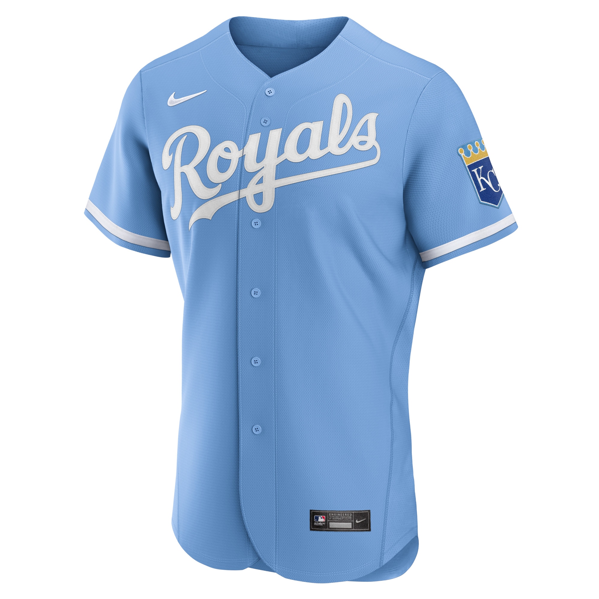 Kansas City Royals2022 Alternate Authentic Jersey - Light Blue