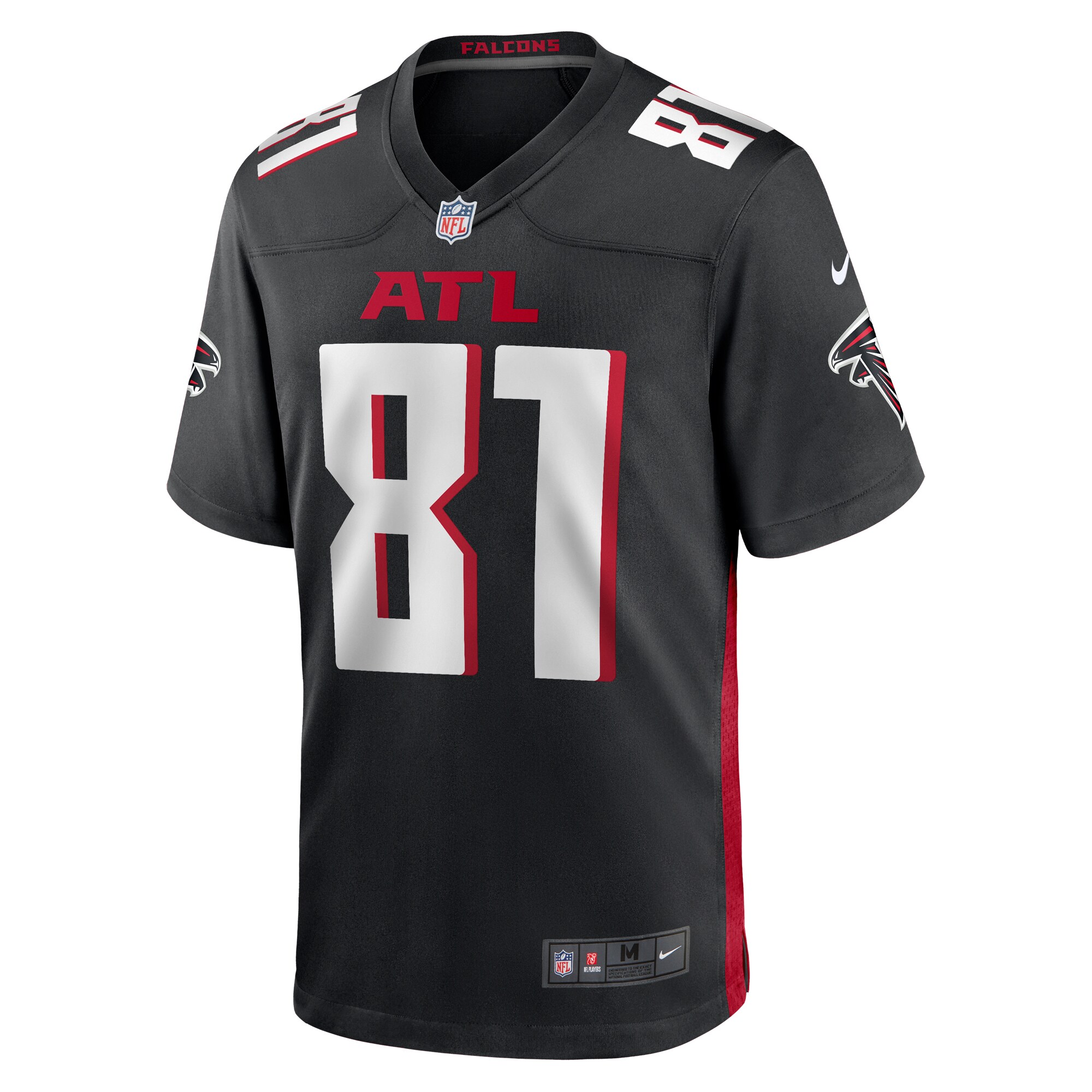 Jonnu Smith Atlanta FalconsGame Player Jersey - Black
