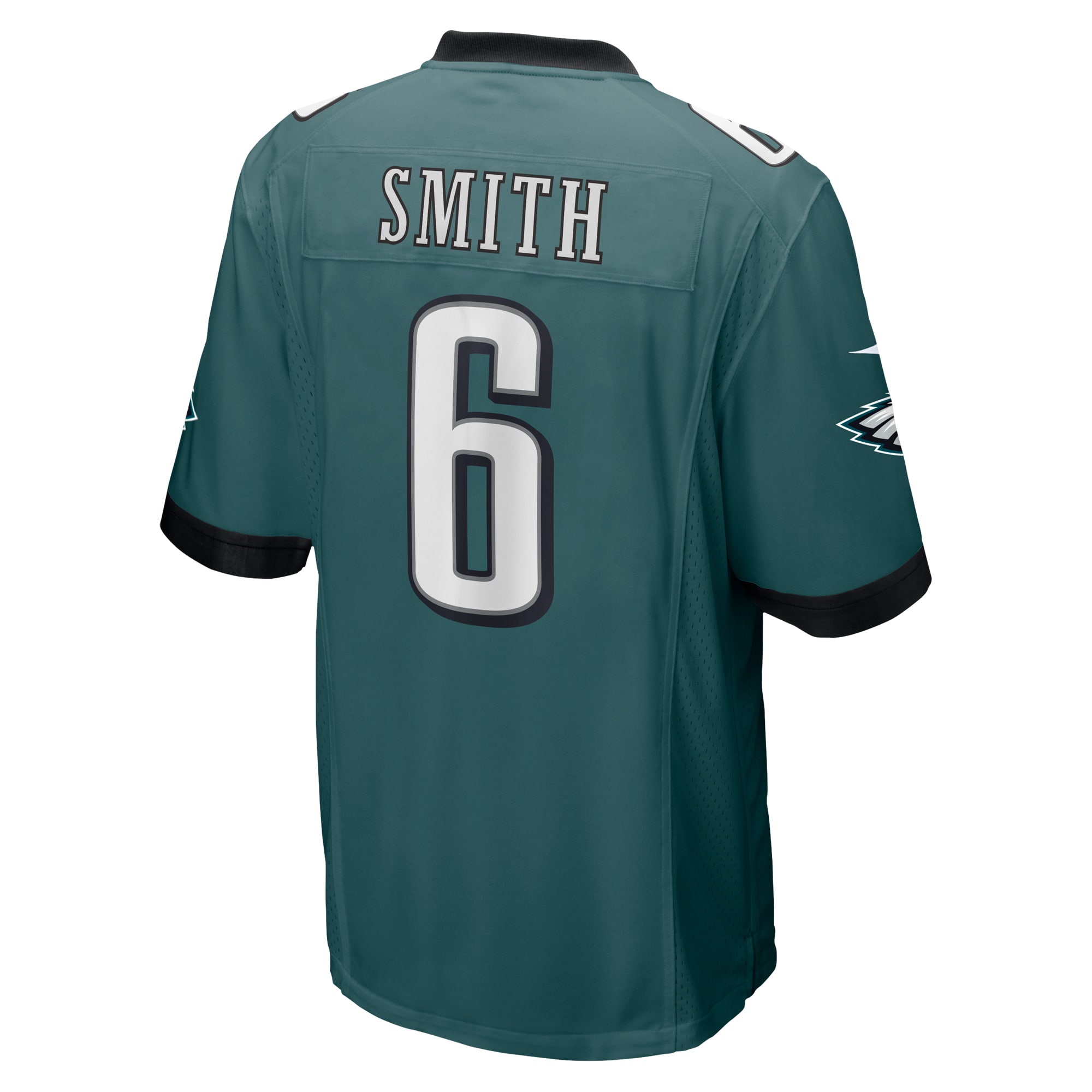 DeVonta Smith Philadelphia EaglesSuper Bowl LVII Patch Game Jersey - Midnight Green