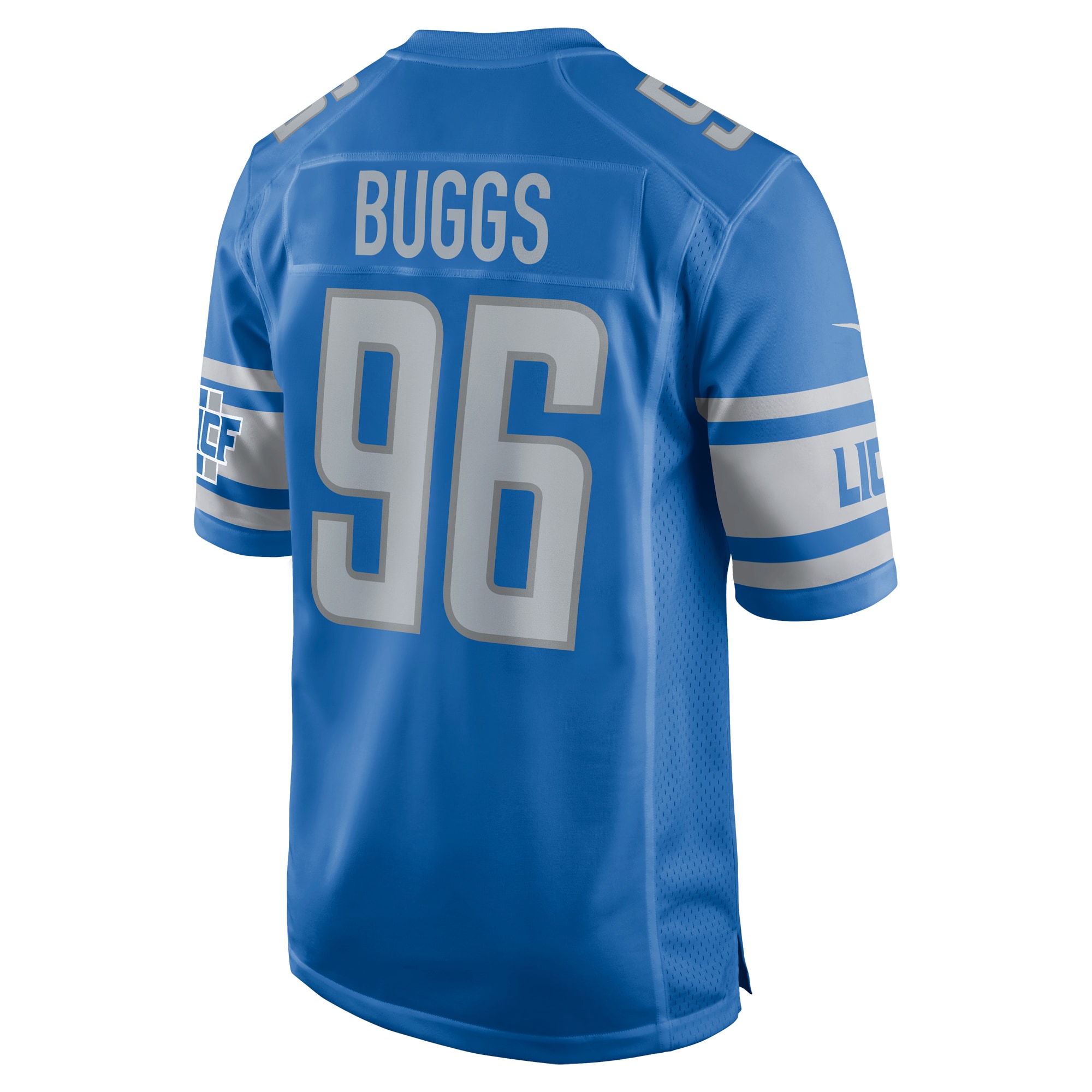 Isaiah Buggs Detroit LionsHome Game Player Jersey - Blue