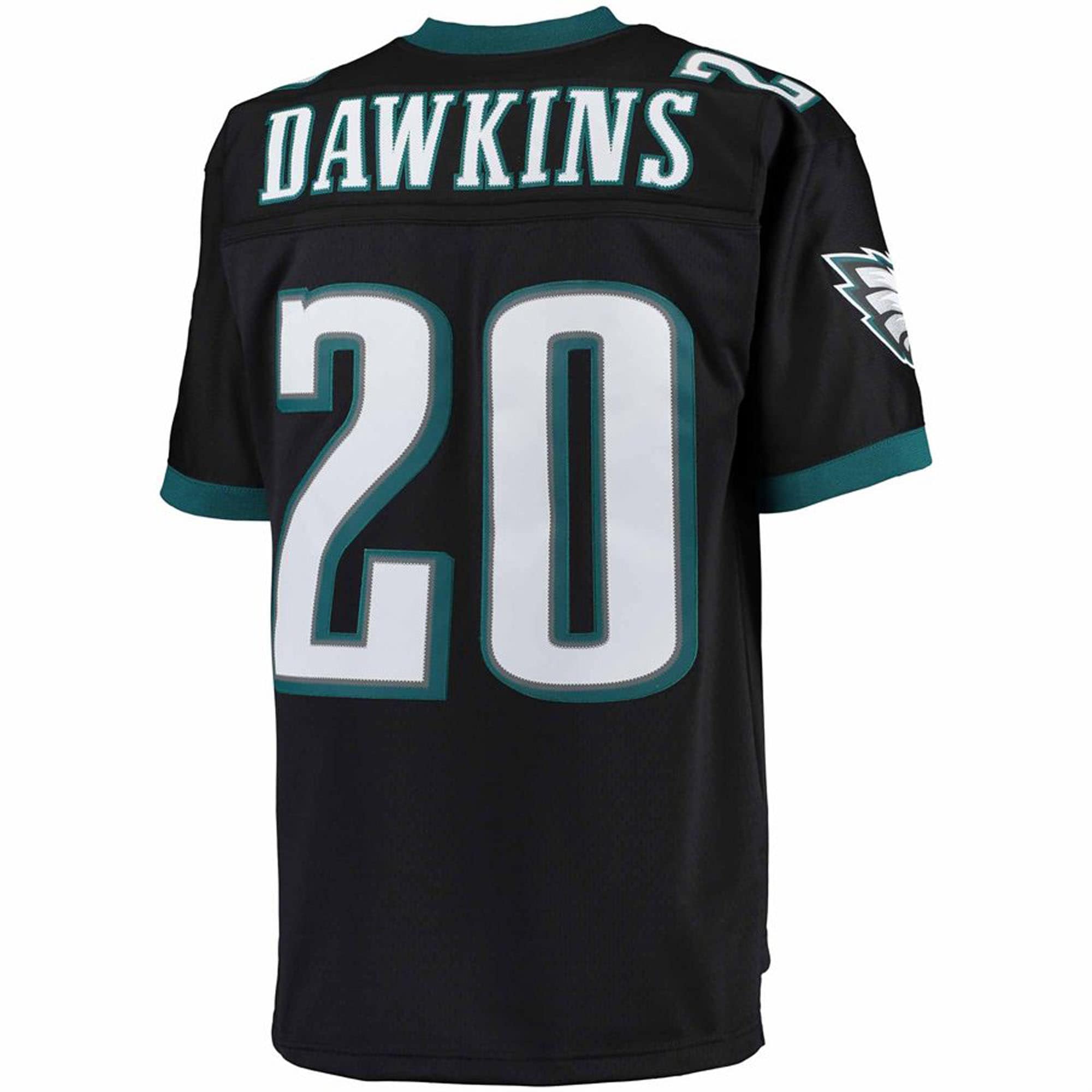 Brian Dawkins Philadelphia Eagles Mitchell & Ness Big & Tall 2004 Retired Player Replica Jersey - Black