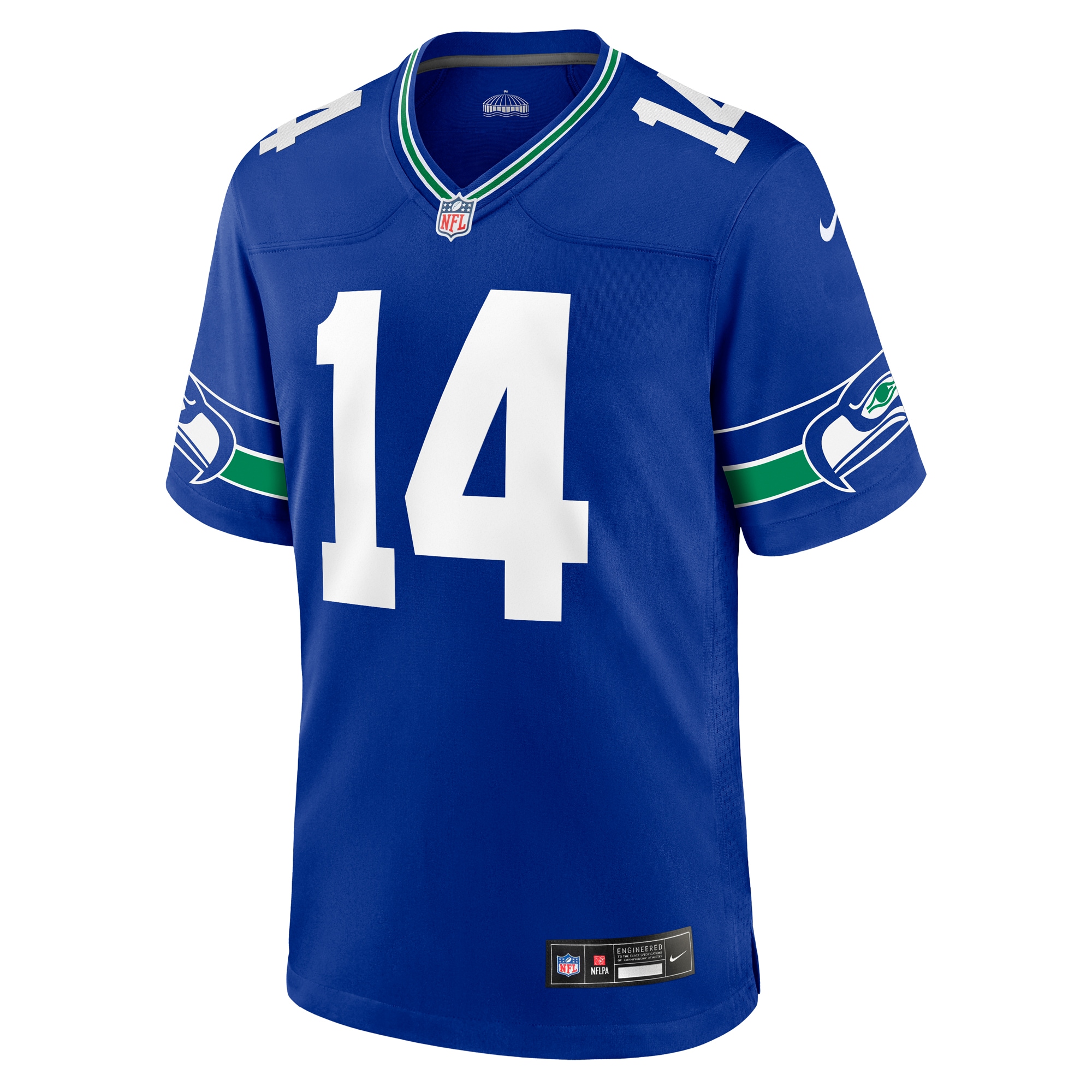 DK Metcalf Seattle SeahawksThrowback Player Game Jersey - Royal