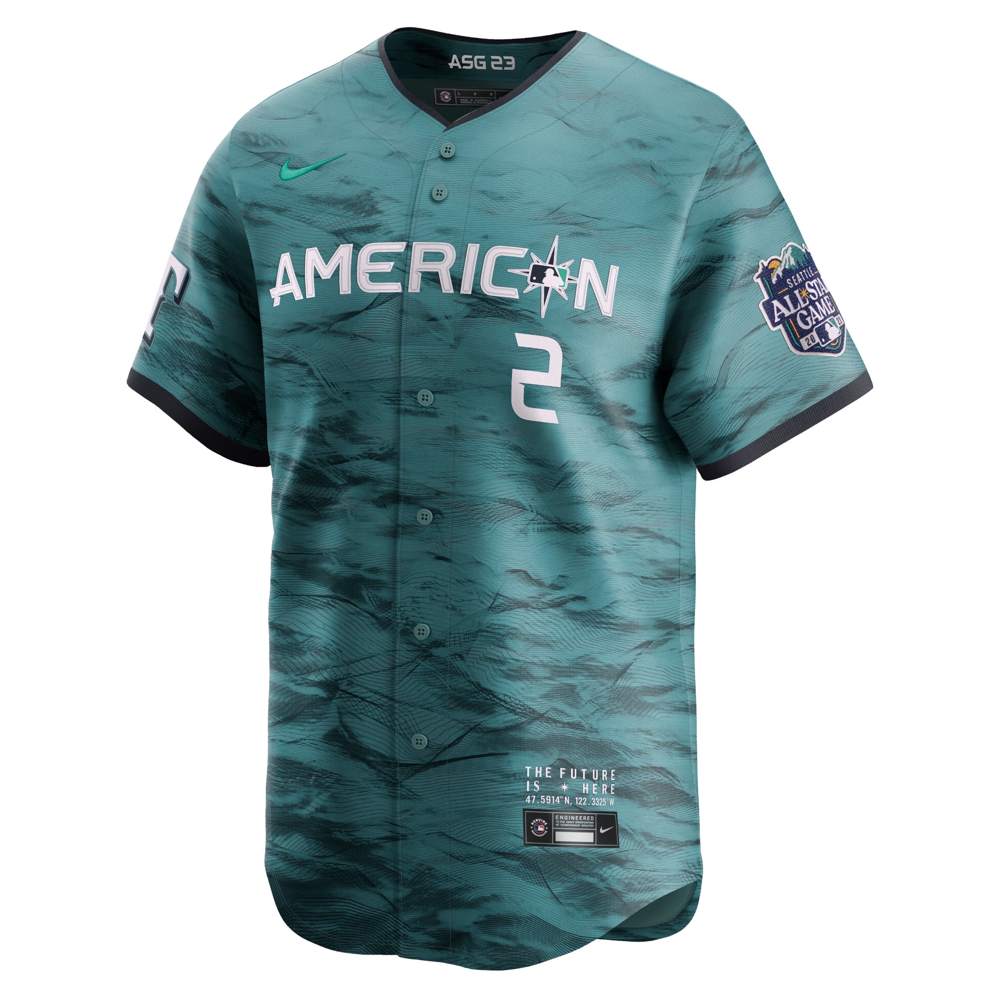 Marcus Semien American League2023 MLB All-Star Game Limited Player Jersey - Teal