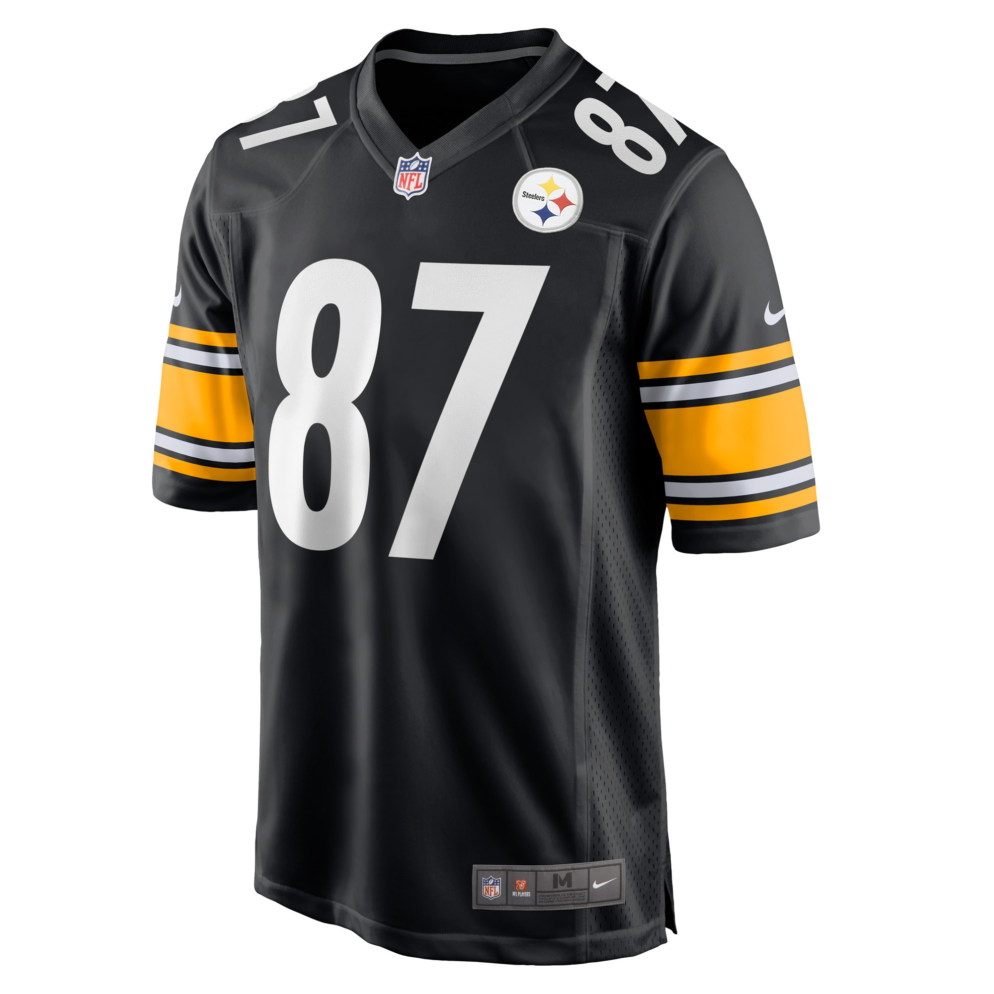 Justin Rigg Pittsburgh SteelersGame Player Jersey - Black