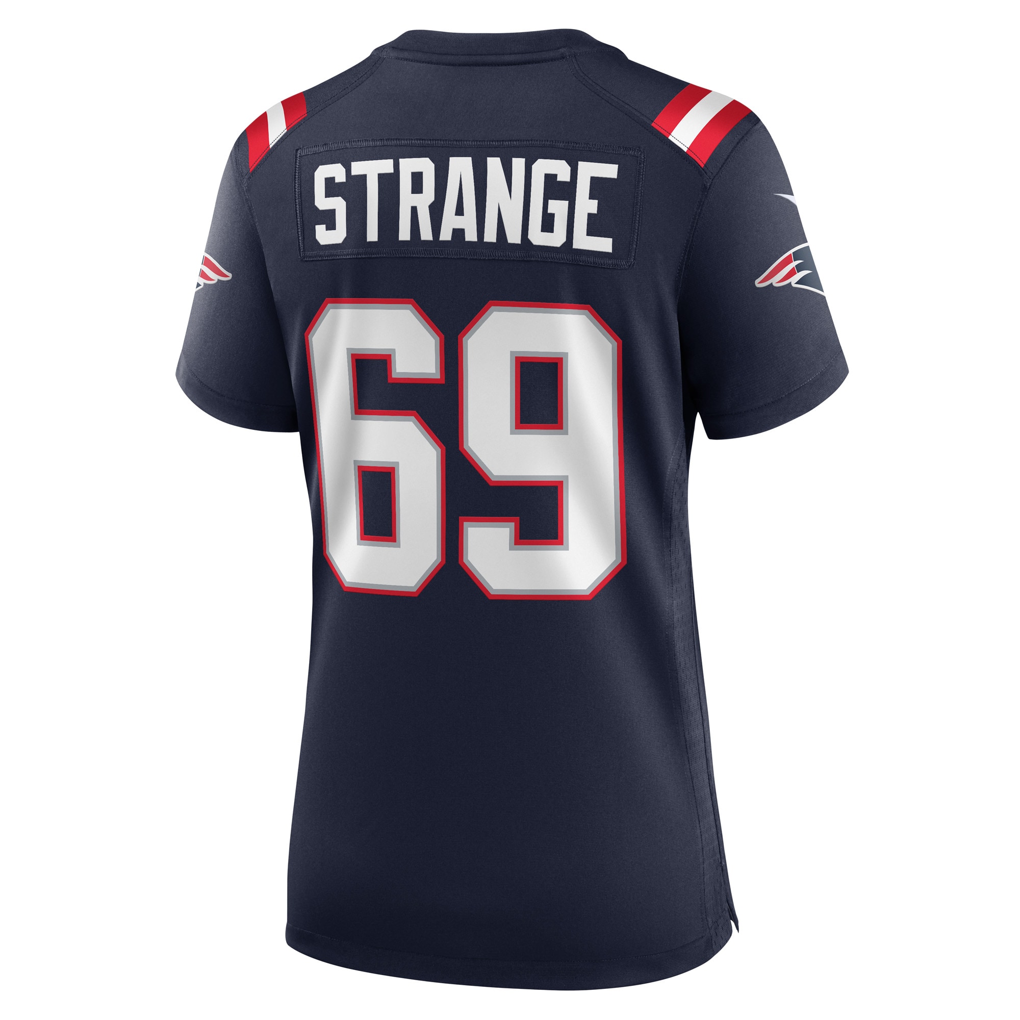 Cole Strange New England Patriots Women's Game Player Jersey - Navy