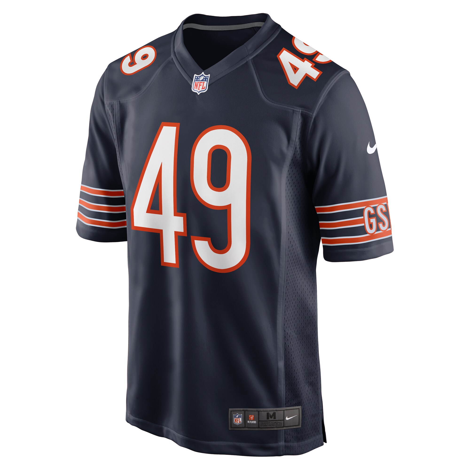 Tremaine Edmunds Chicago BearsGame Player Jersey - Navy