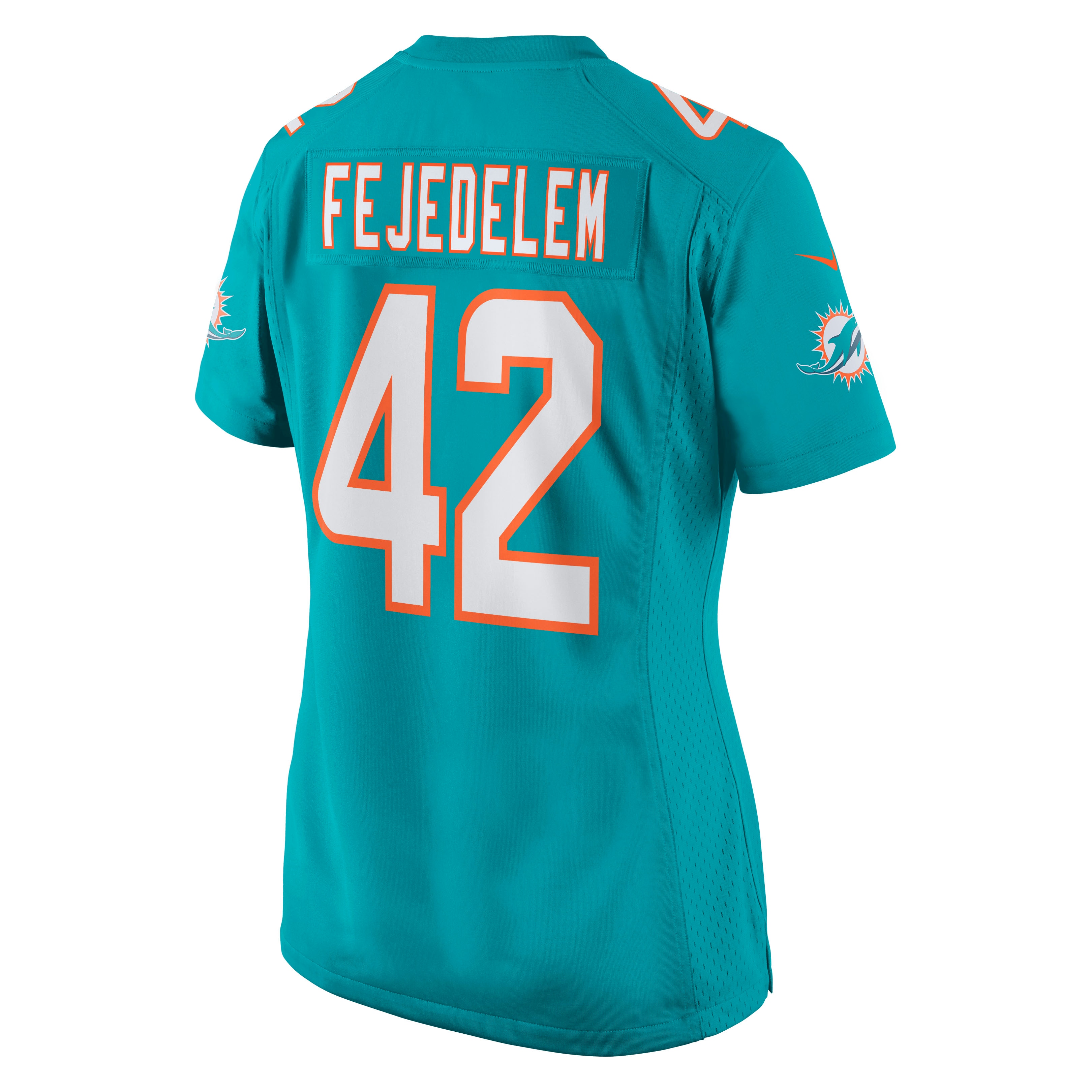 Clayton Fejedelem Miami Dolphins Women's Game Jersey - Aqua