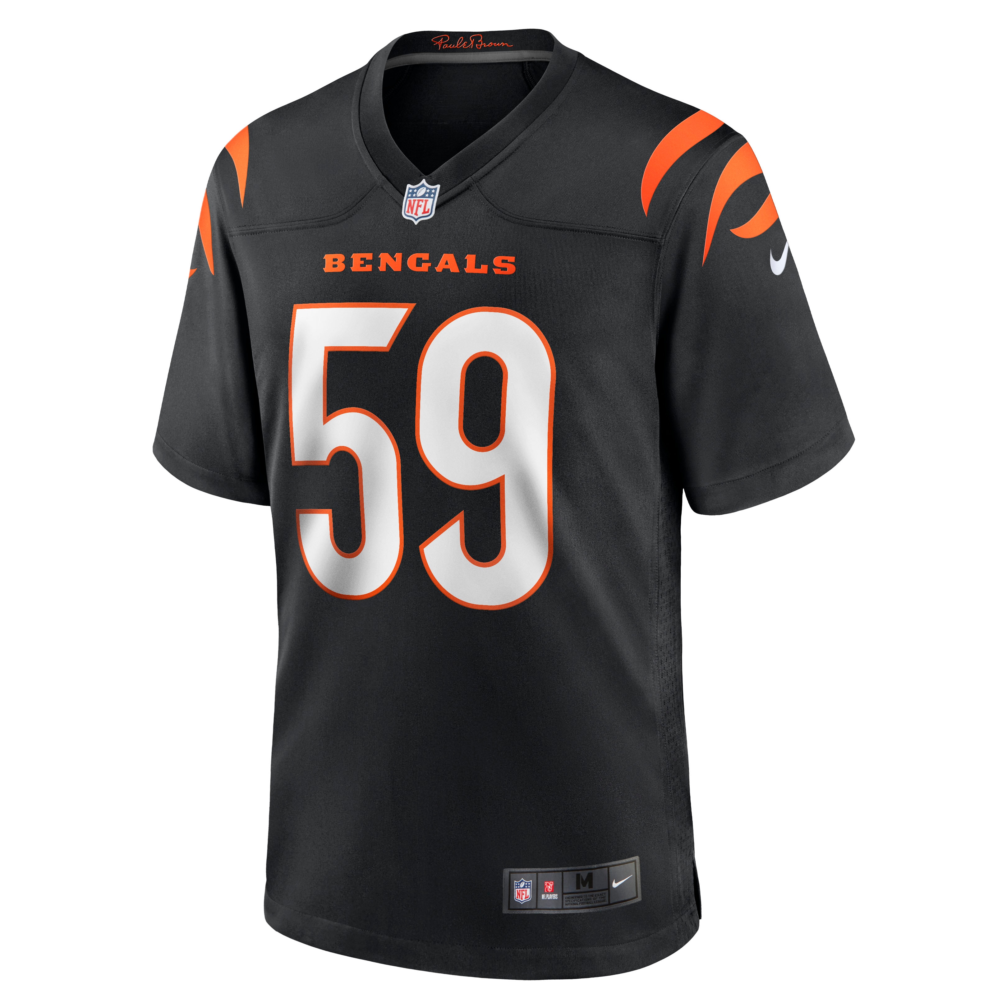 Akeem Davis-Gaither Cincinnati BengalsGame Player Jersey - Black