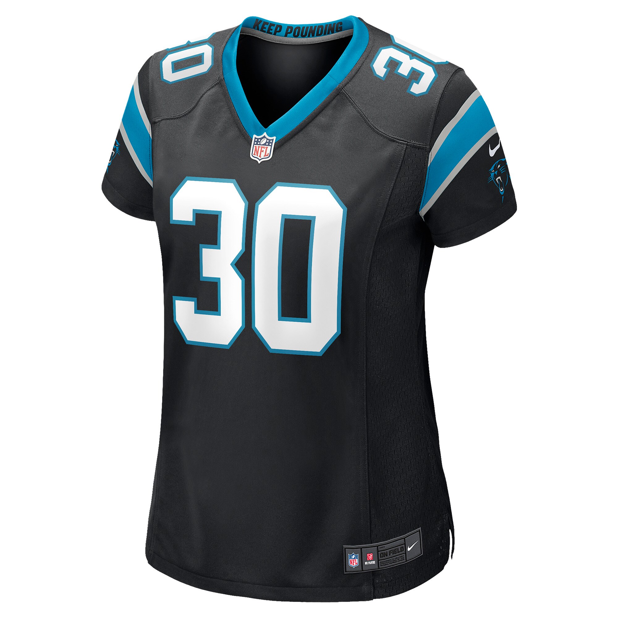 Chuba Hubbard Carolina Panthers Women's Game Jersey - Black