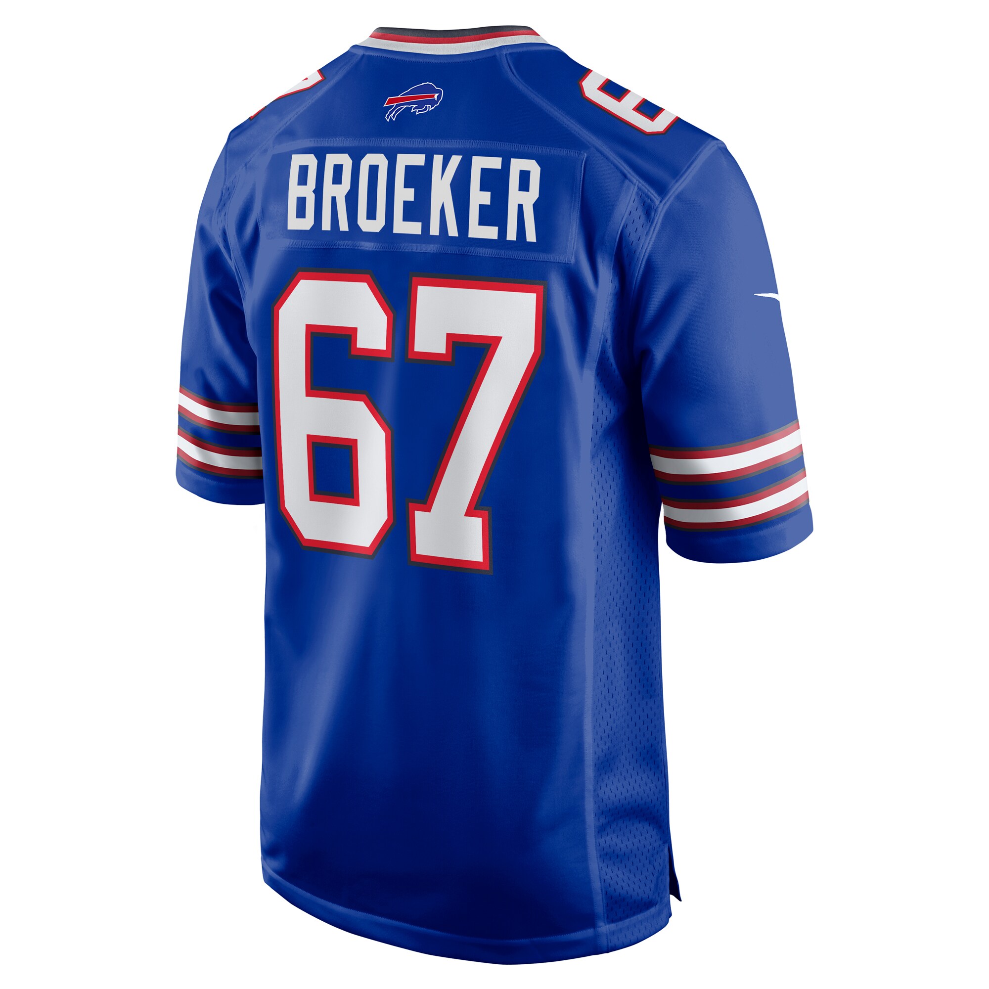 Nick Broeker Buffalo BillsHome Game Jersey - Royal