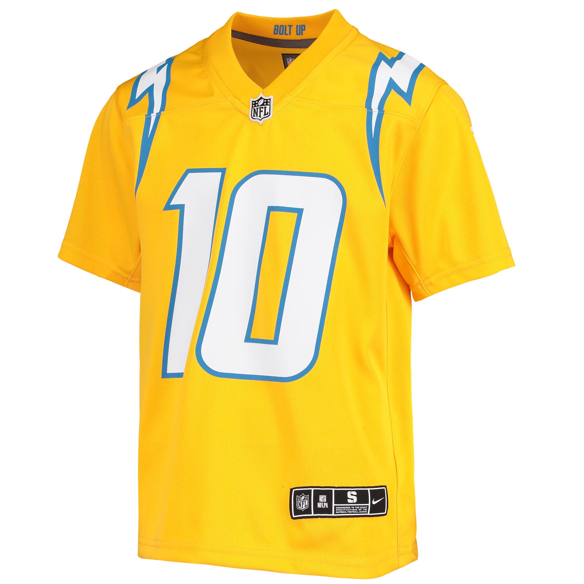 Justin Herbert Los Angeles ChargersYouth Inverted Team Game Jersey - Gold