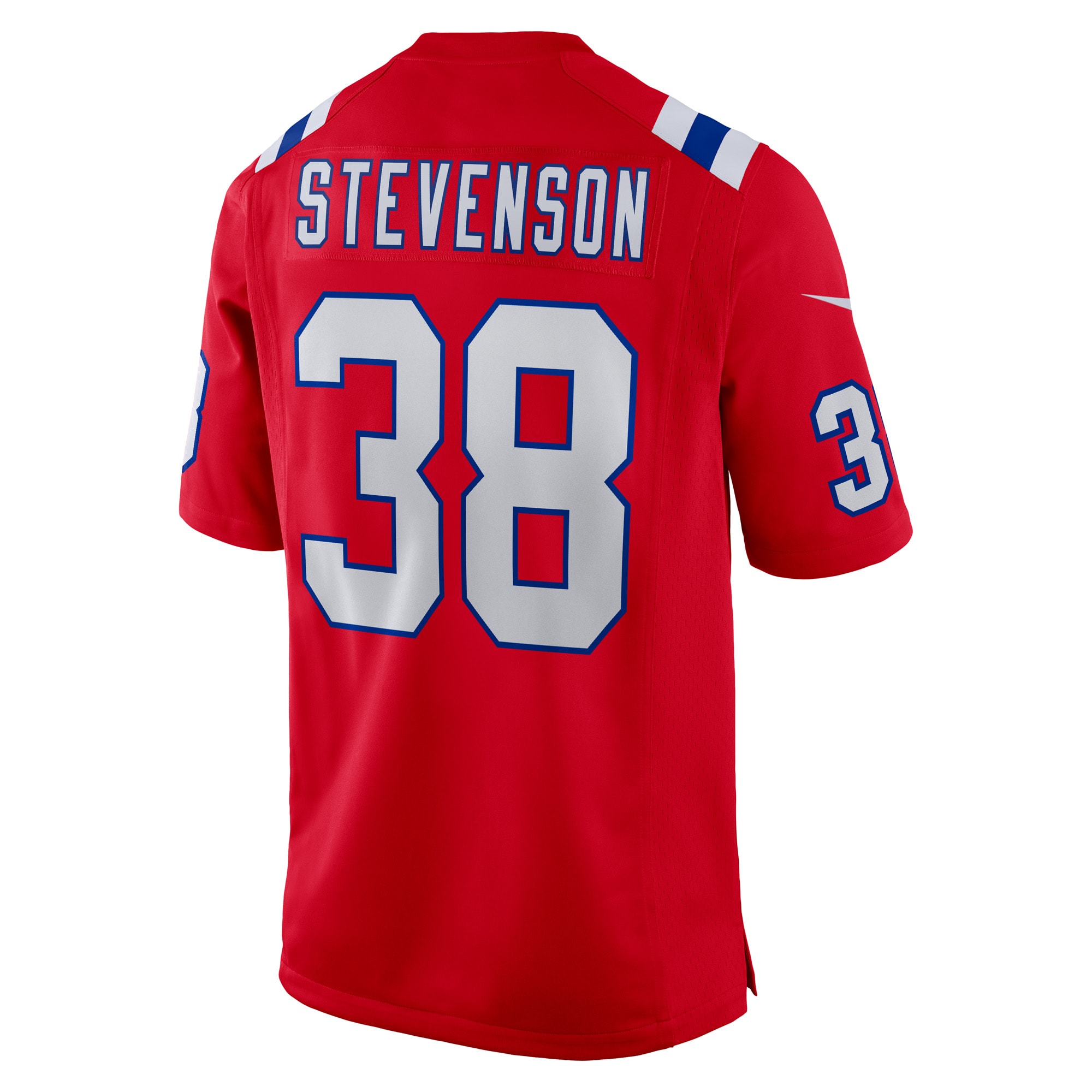 Rhamondre Stevenson New England PatriotsAlternate Game Player Jersey - Red