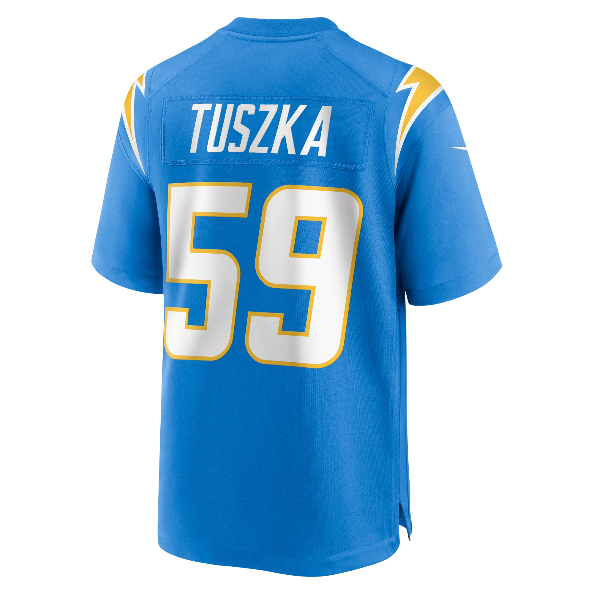 Derrek Tuszka Los Angeles ChargersHome Game Player Jersey - Powder Blue