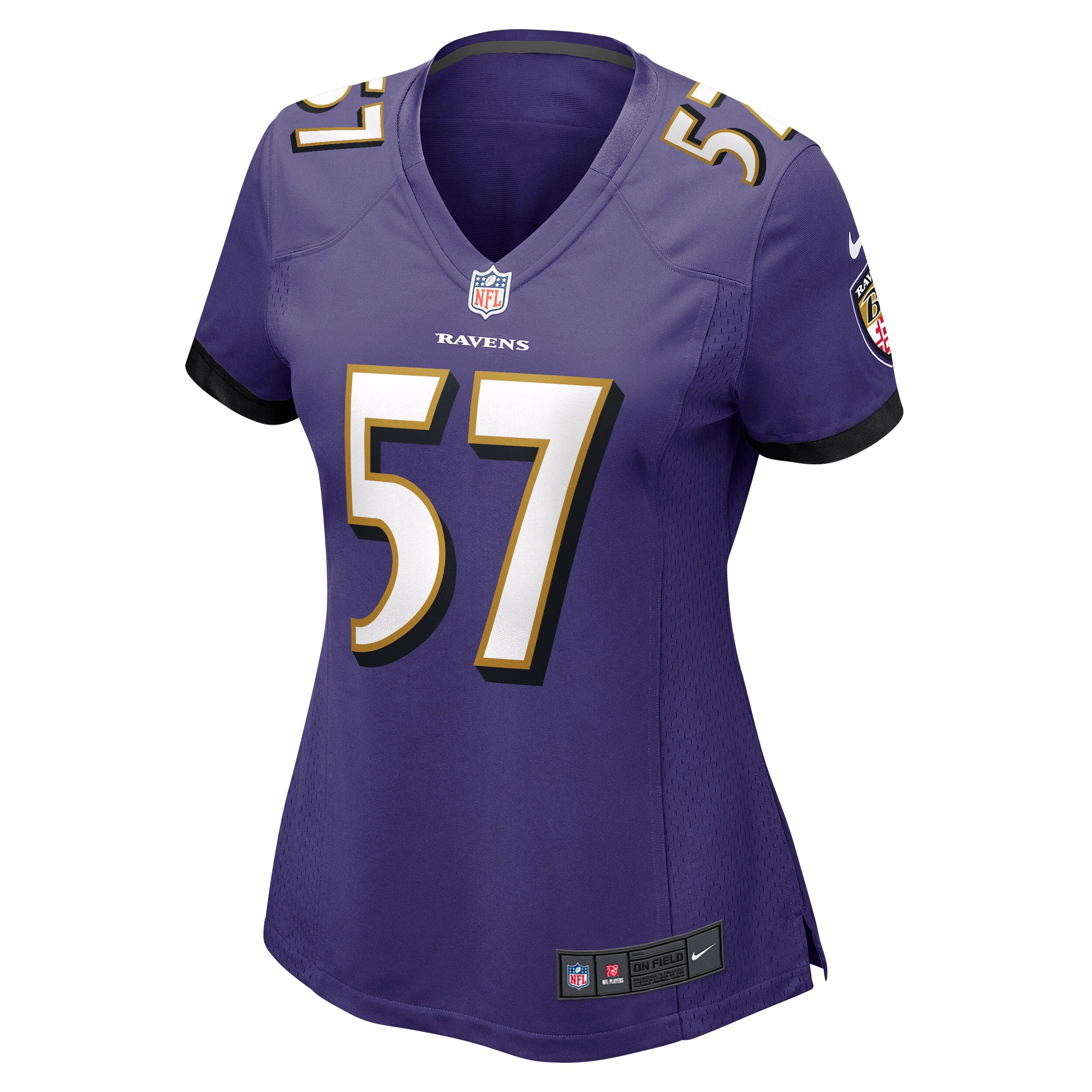 Kristian Welch Baltimore Ravens Women's Game Jersey - Purple