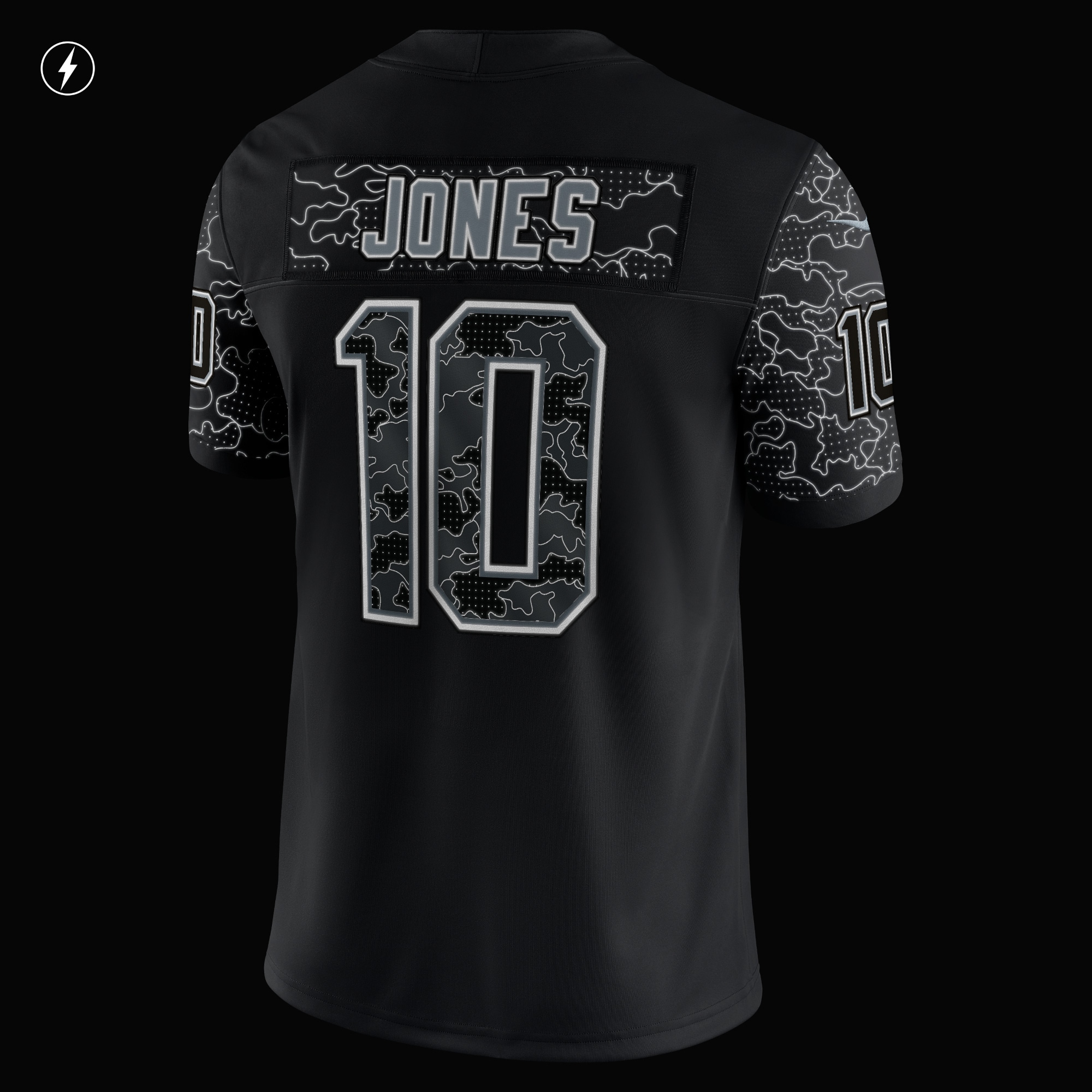 Mac Jones New England PatriotsRFLCTV Limited Jersey - Black
