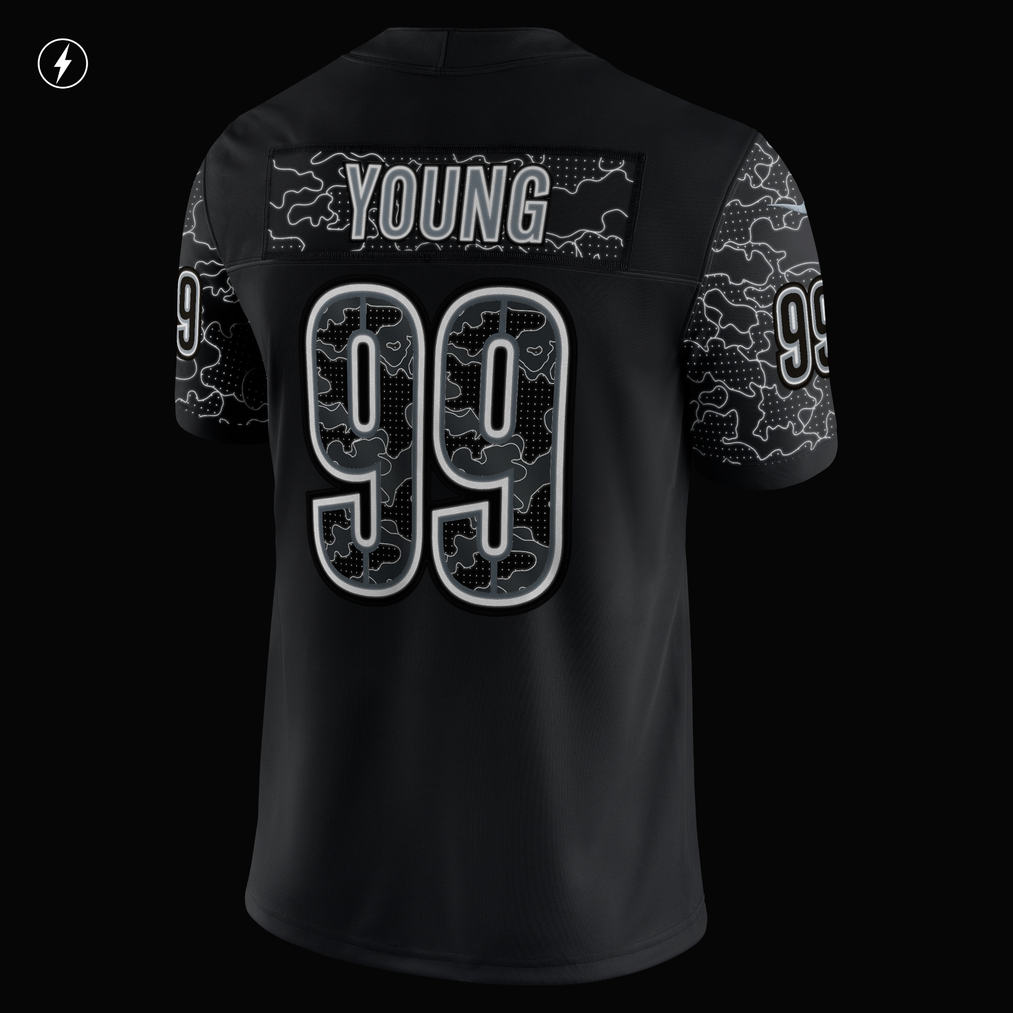 Chase Young Washington CommandersRFLCTV Limited Jersey - Black