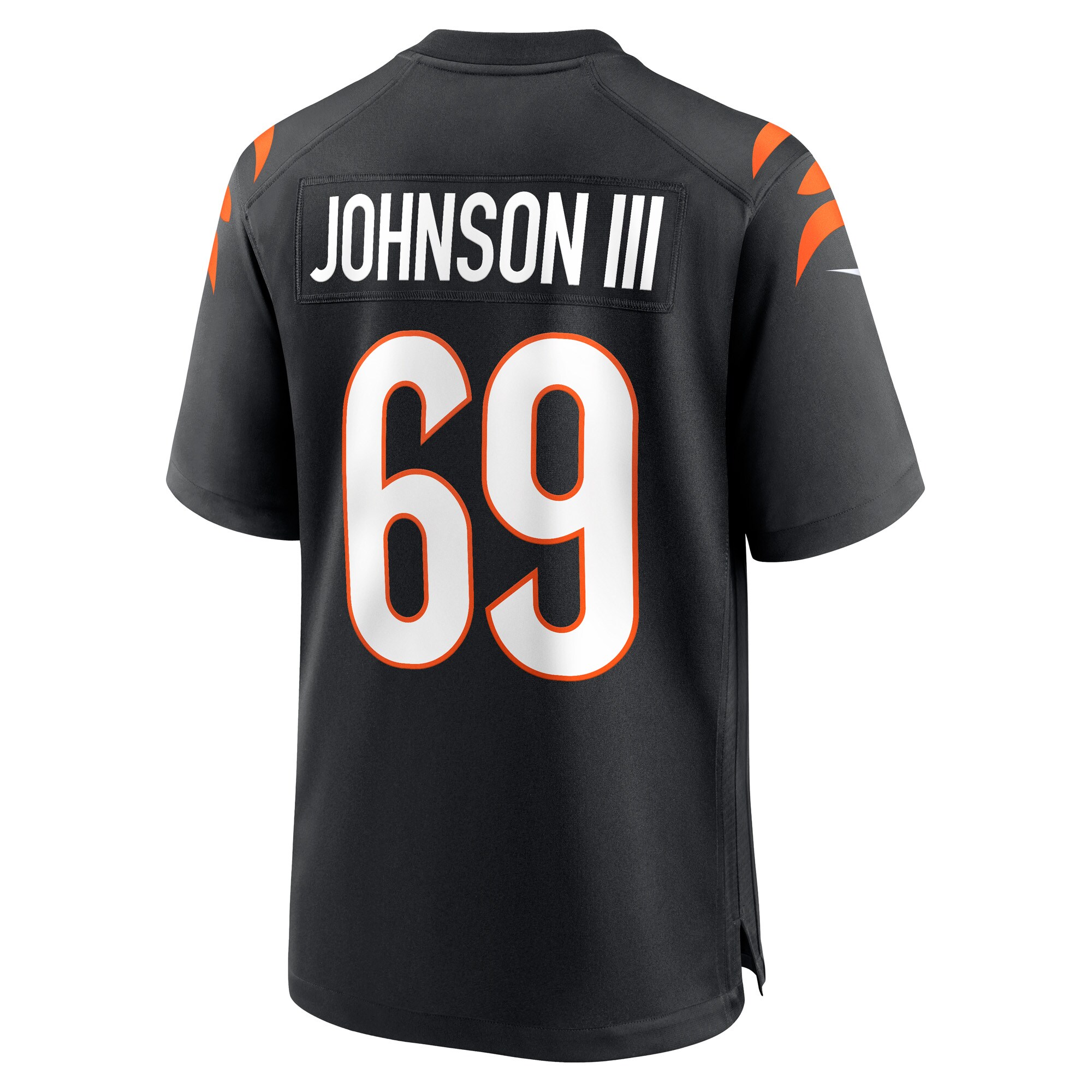 Raymond Johnson III Cincinnati BengalsGame Player Jersey - Black
