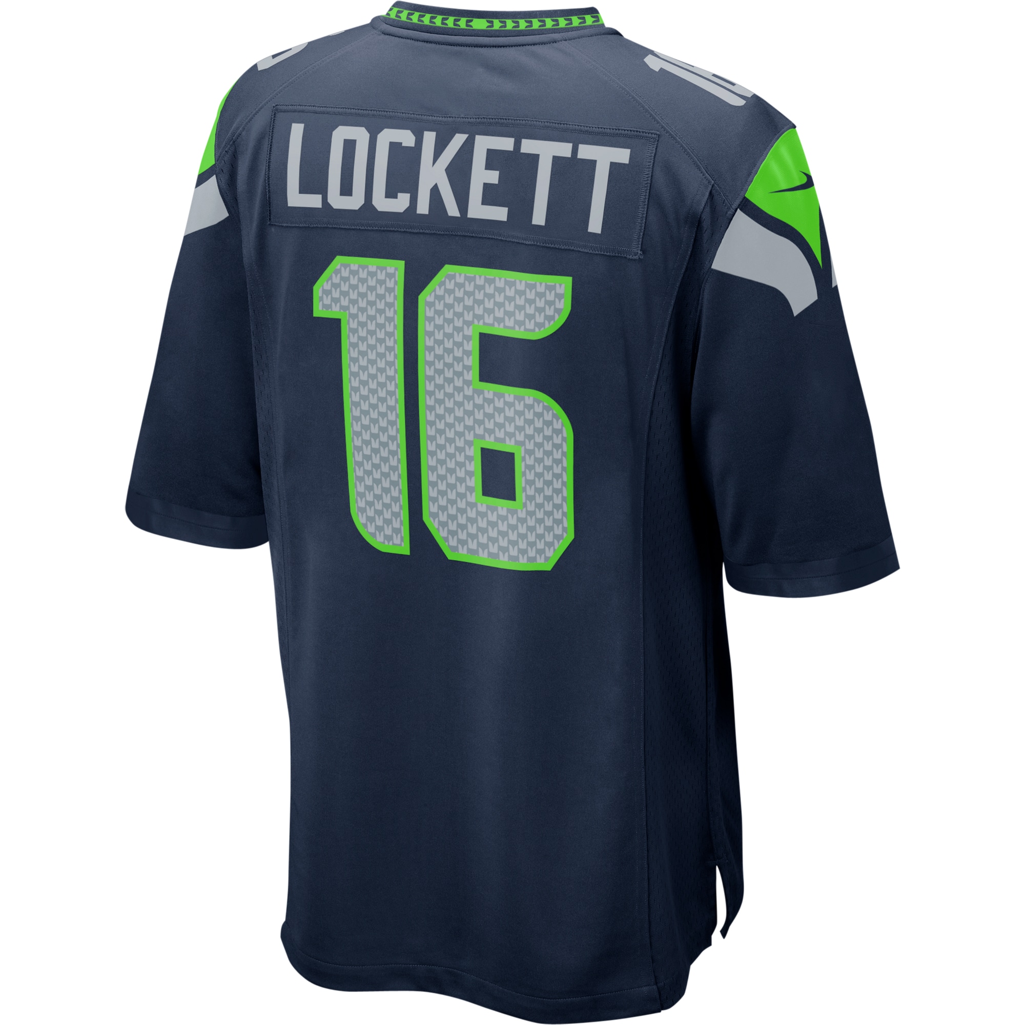 Tyler Lockett Seattle SeahawksGame Jersey - College Navy