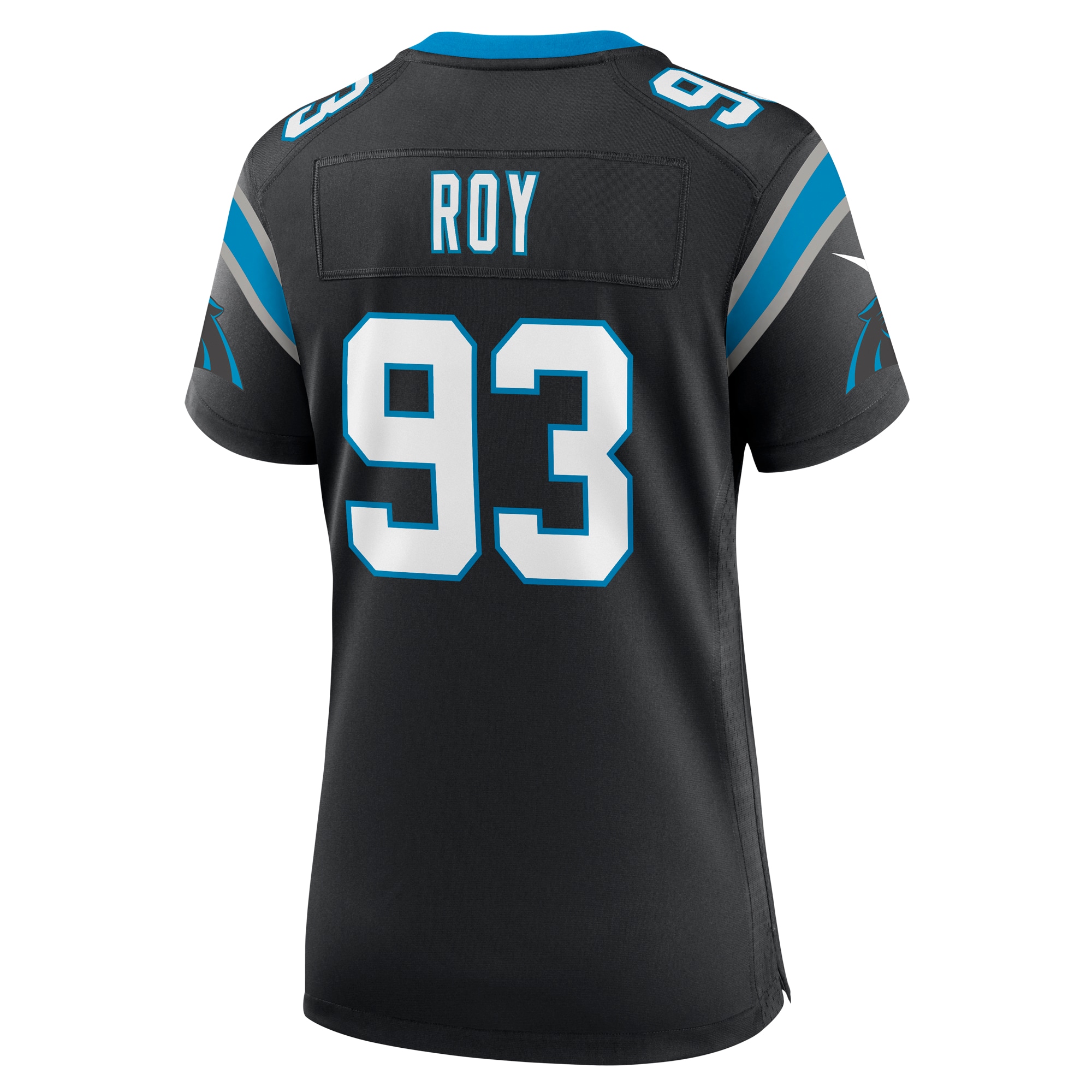Bravvion Roy Carolina Panthers Women's Team Game Jersey - Black