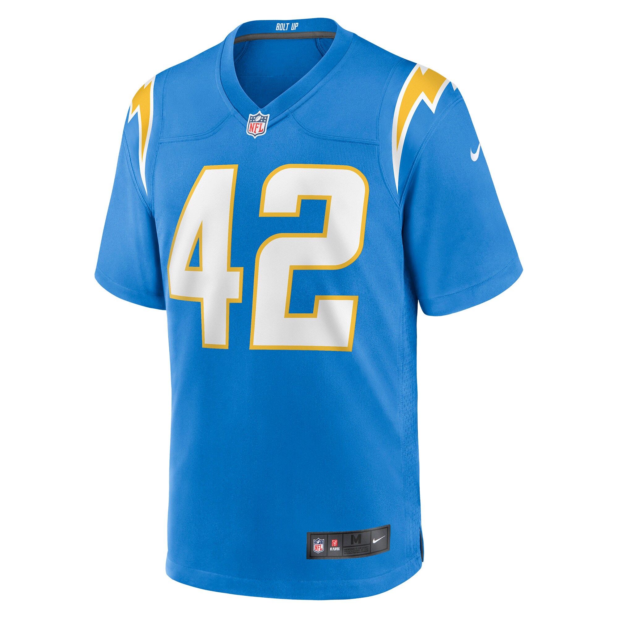Troy Reeder Los Angeles ChargersGame Jersey - Powder Blue
